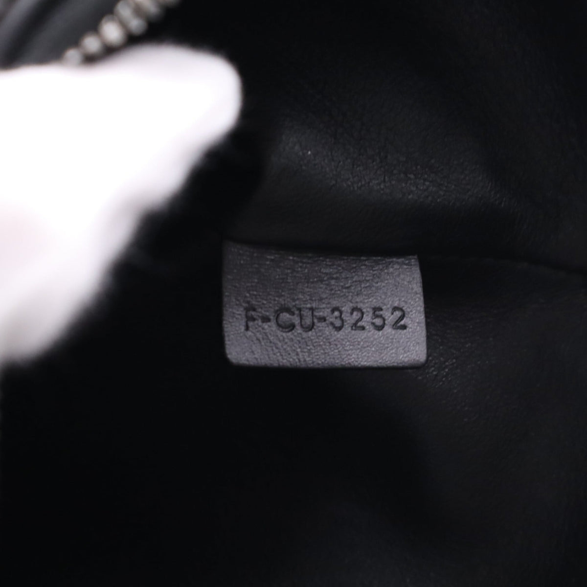 Celine Black Brown Faux Fur Leather Shoulder Bag (Pre-Owned)