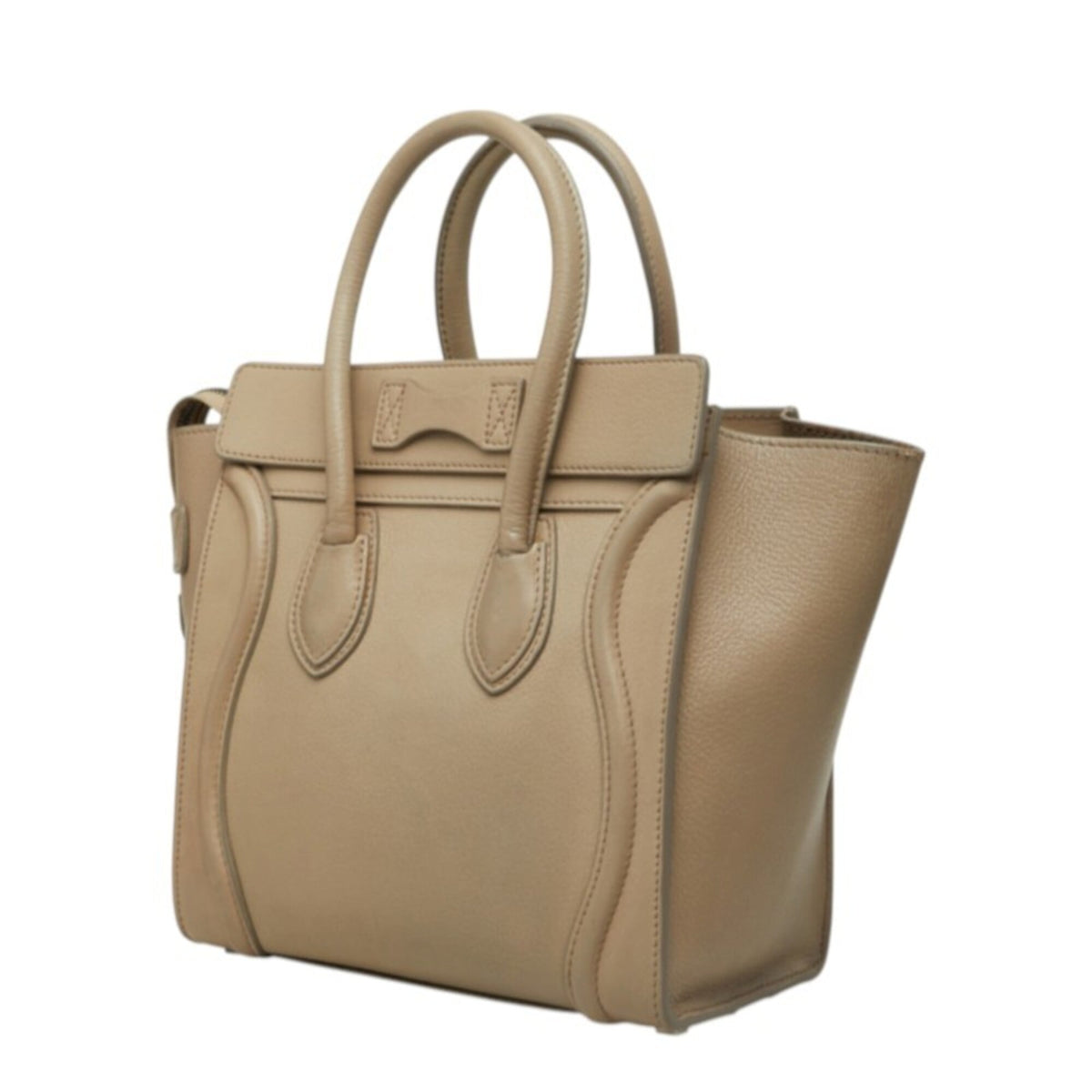 Celine Beige Leather Handbag (Pre-Owned)
