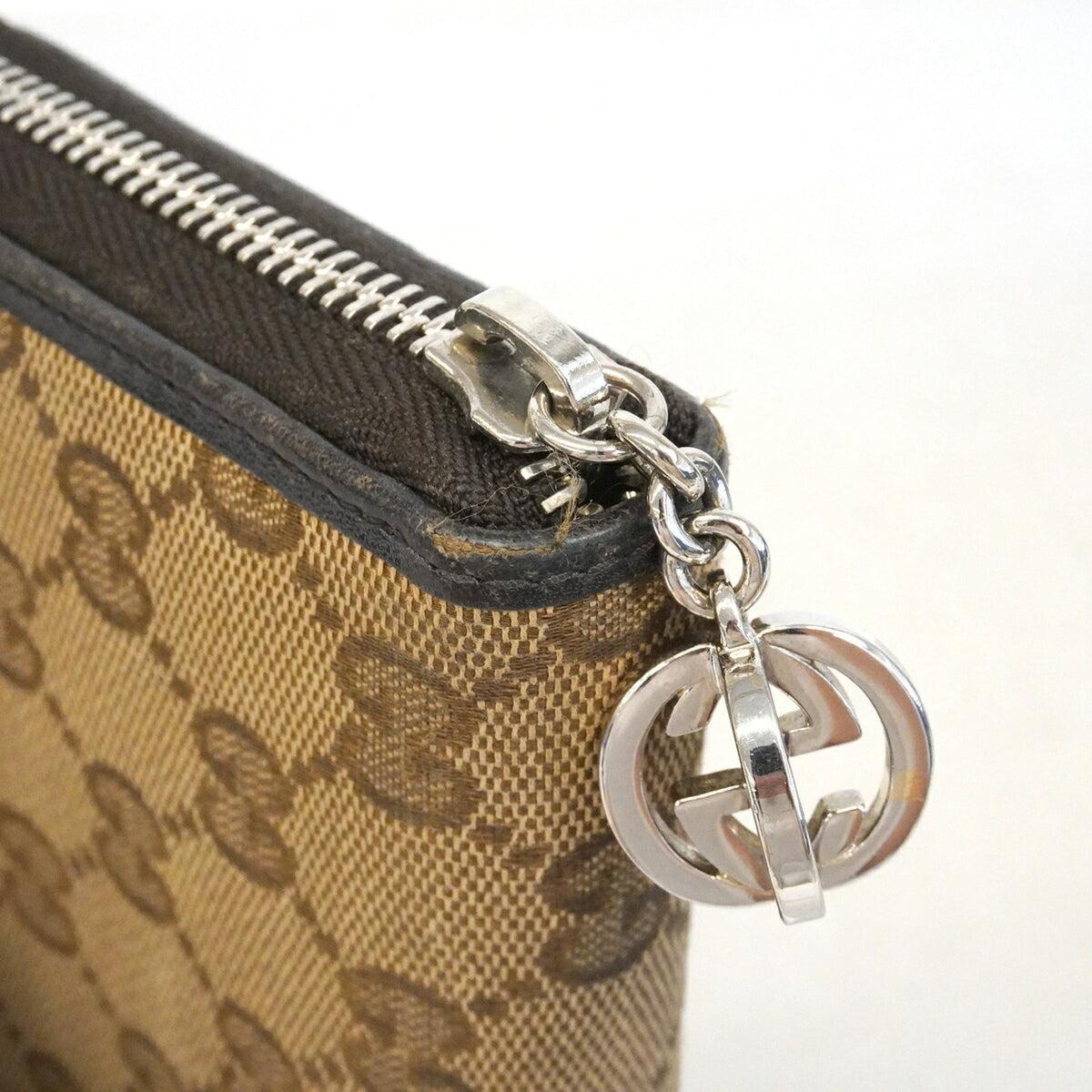 Gucci Brown Canvas Long Wallet (Bi-Fold) (Pre-Owned)