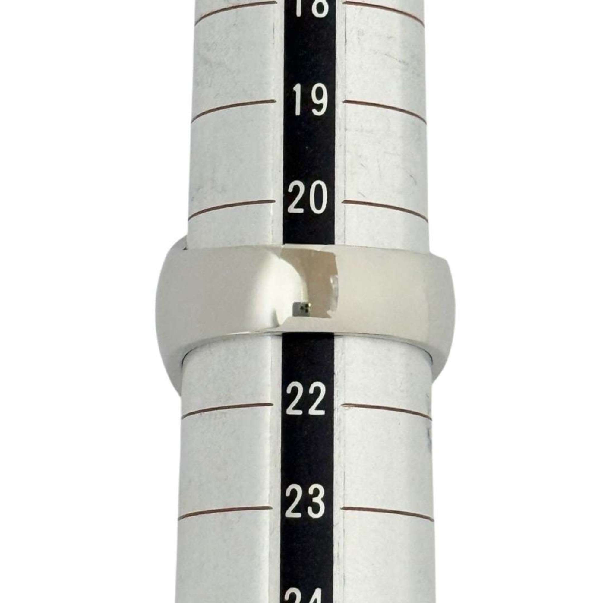 Louis Vuitton Metal Rhinestone Band Ring (Pre-Owned)