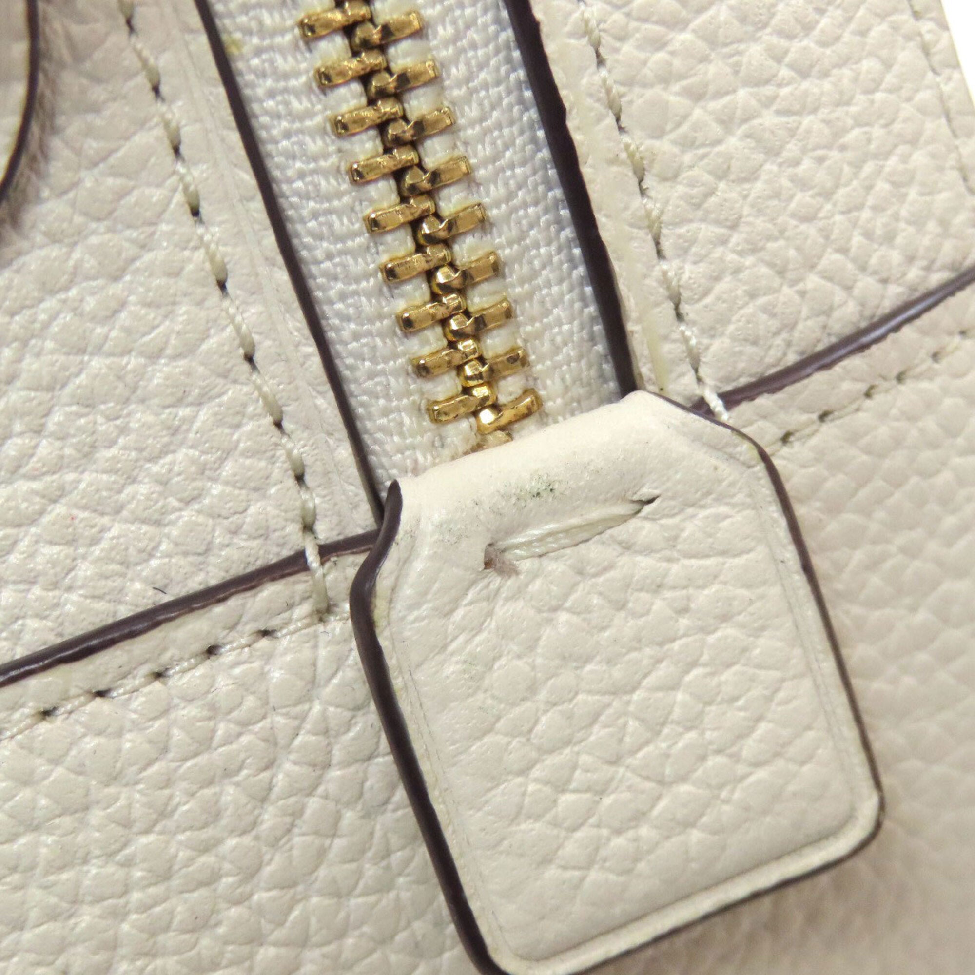 Coach White Leather Shoulder Bag (Pre-Owned)