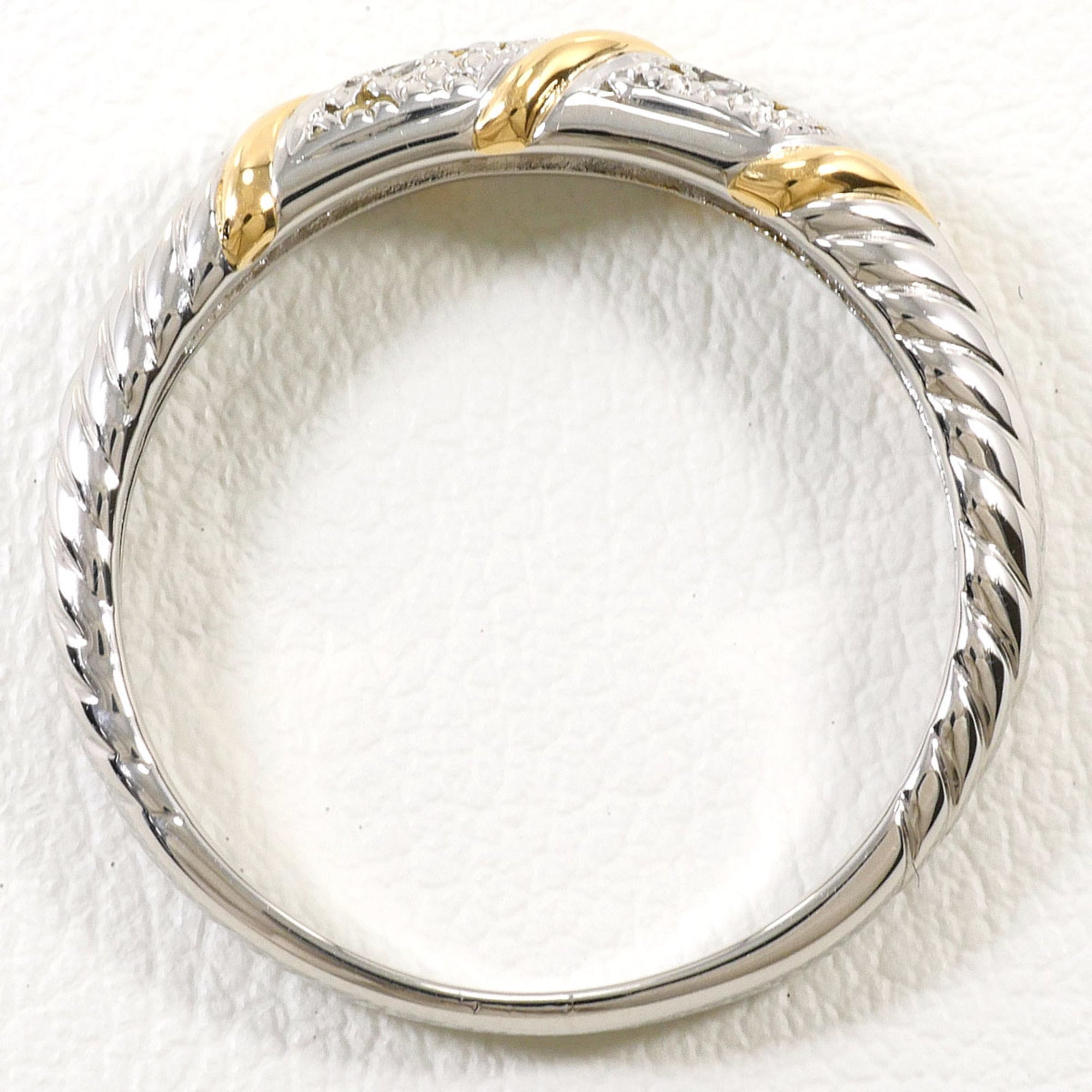 Unbranded Platinum Yellow Gold Yellow Gold (18K) Platinum 900 Band Ring (Pre-Owned)