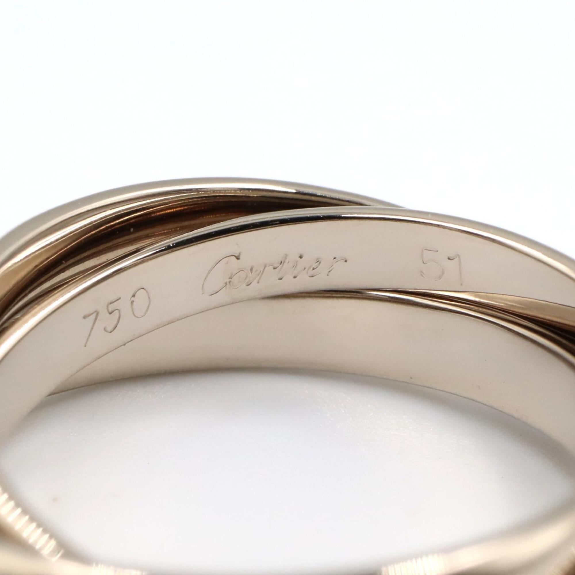 Cartier Silver White Gold (18K) Band Ring (Pre-Owned)