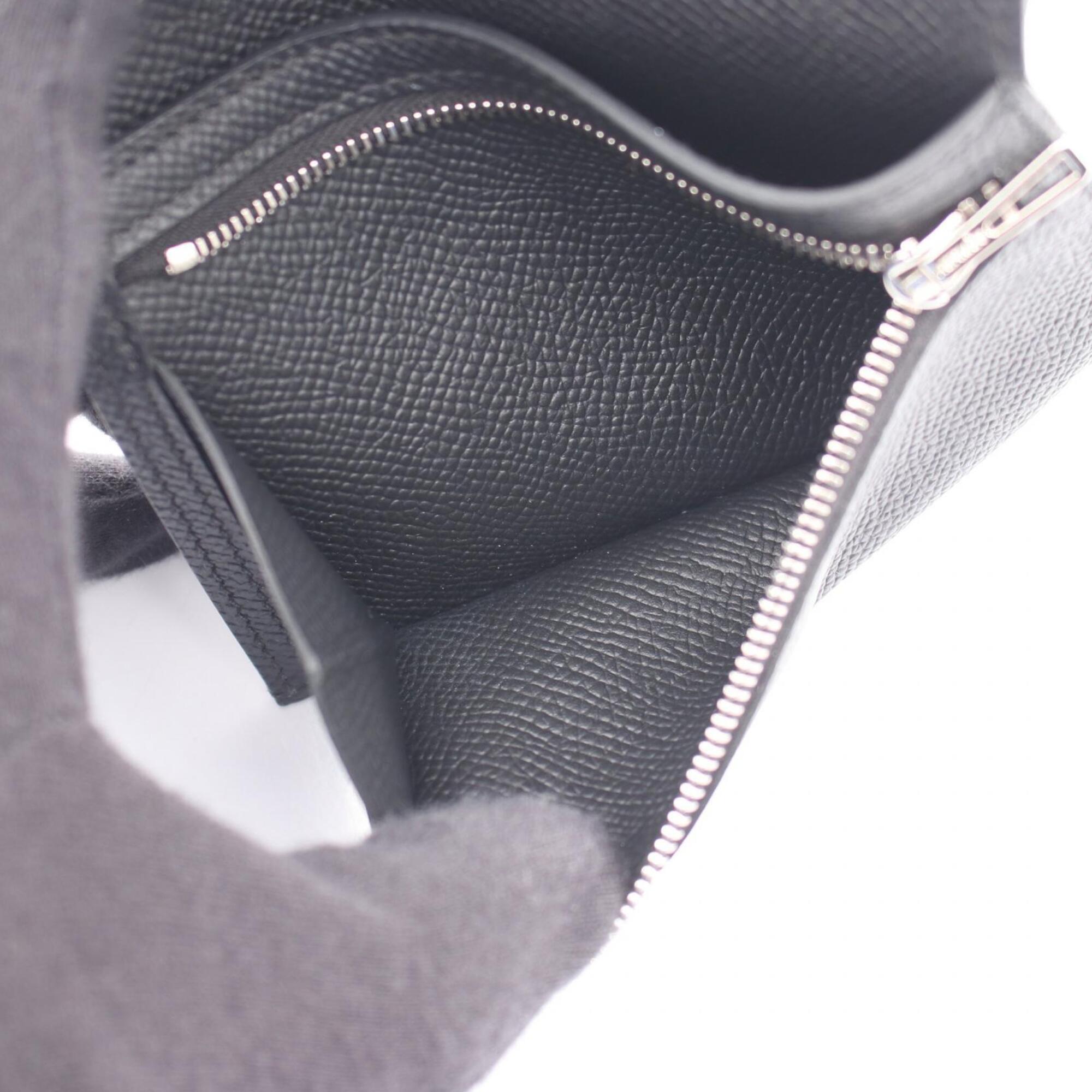 Hermes Black Epsom Leather Leather Wallet (Bi-Fold) (Pre-Owned)