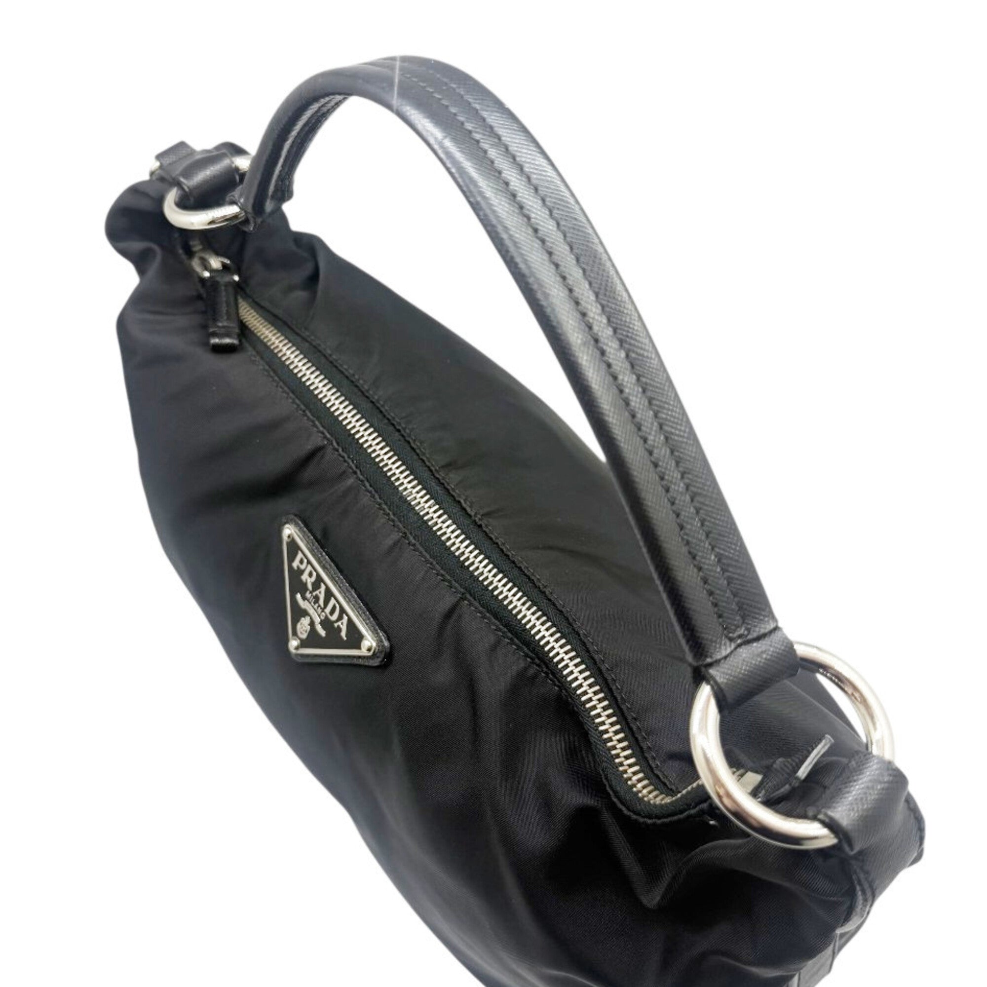 Prada Black Nylon Handbag (Pre-Owned)