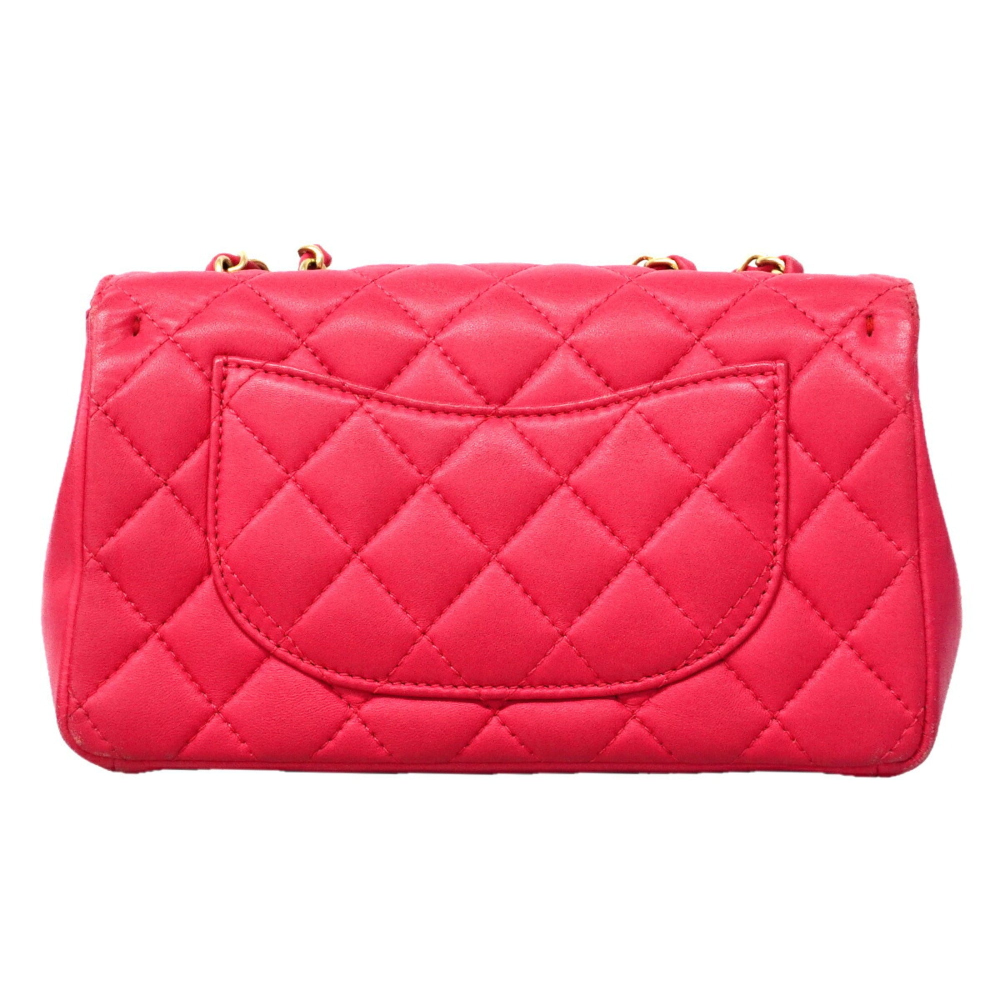 Chanel Pink Leather Shoulder Bag (Pre-Owned)