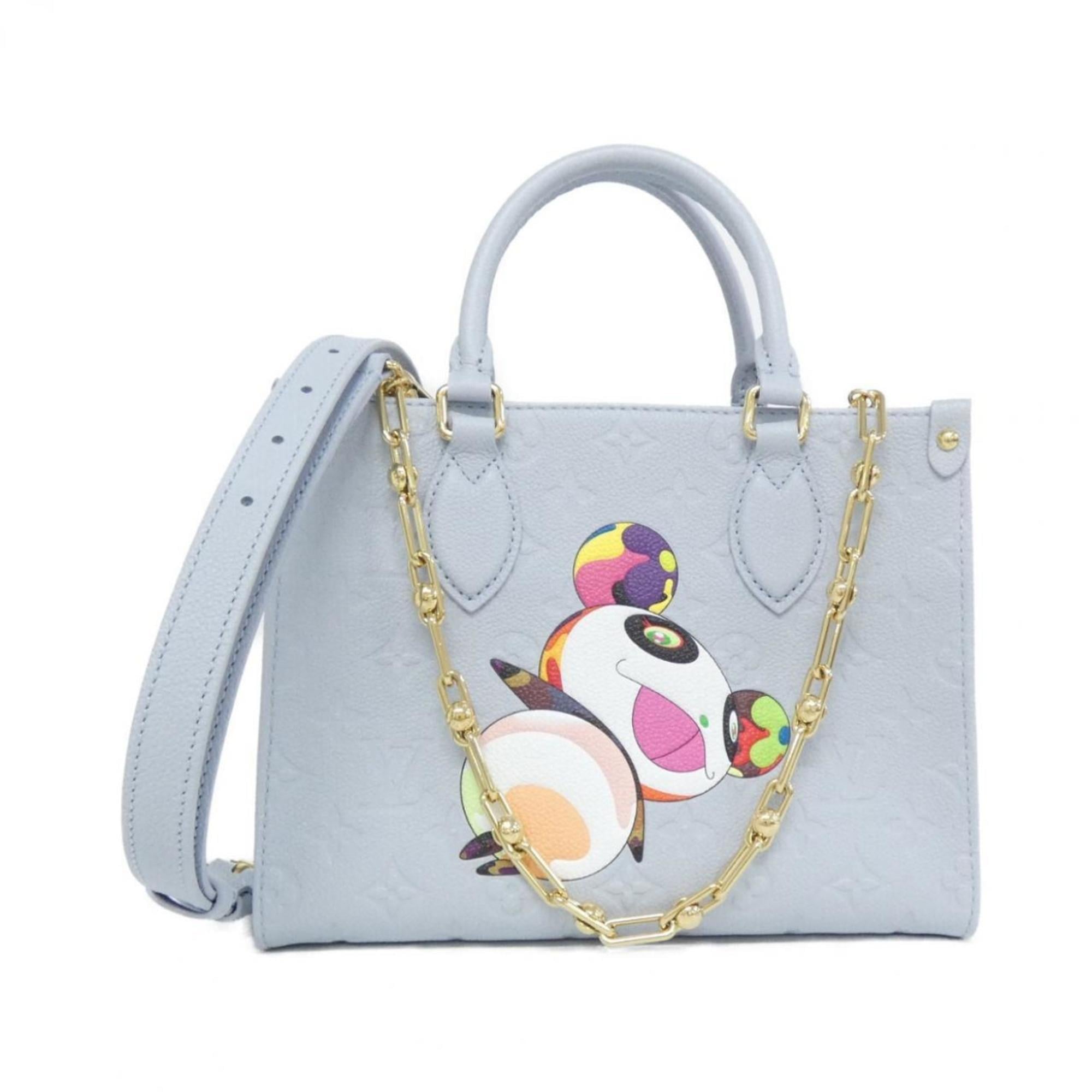 Louis Vuitton Blue Leather Handbag (Pre-Owned)