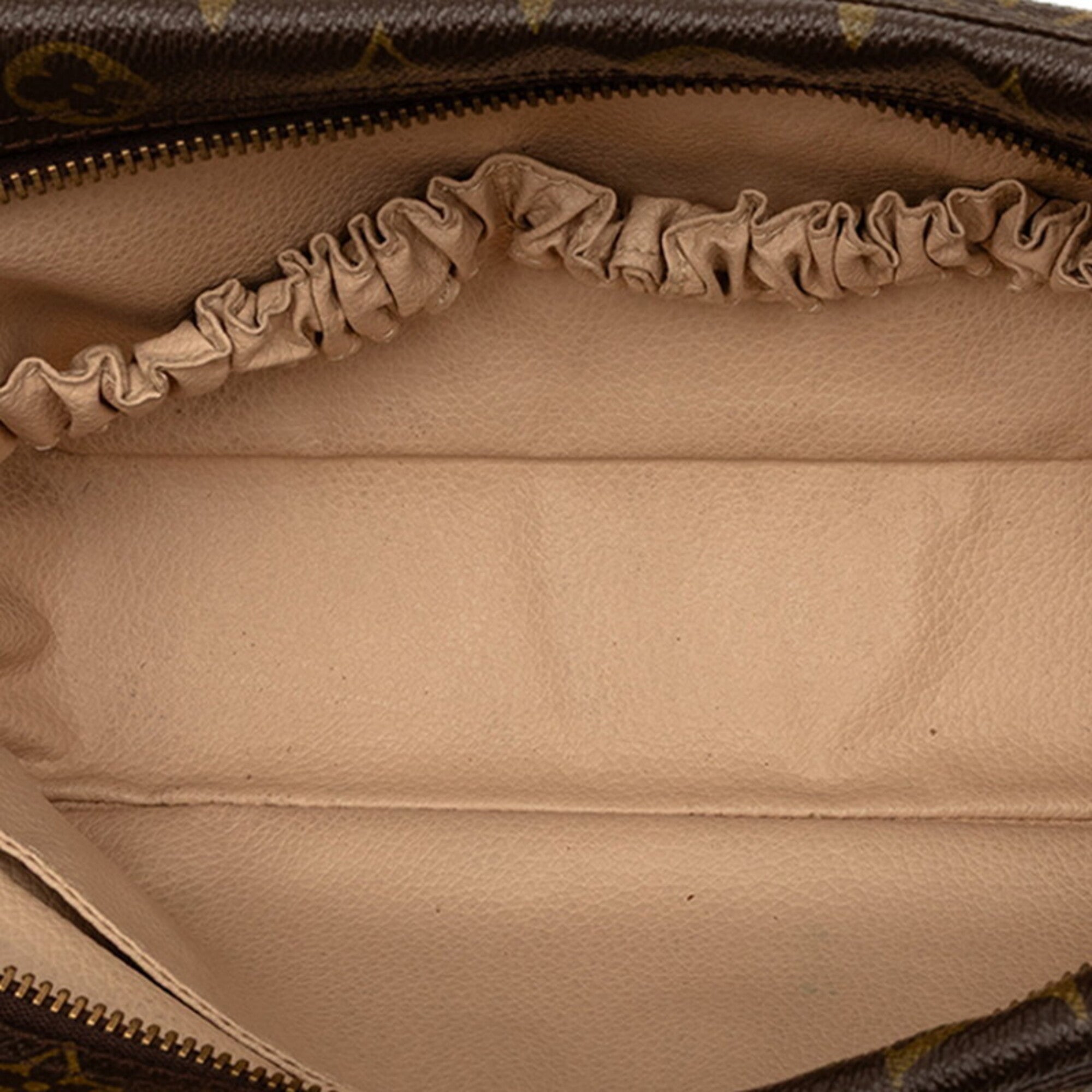 Louis Vuitton Brown Pvc Clutch Bag (Pre-Owned)