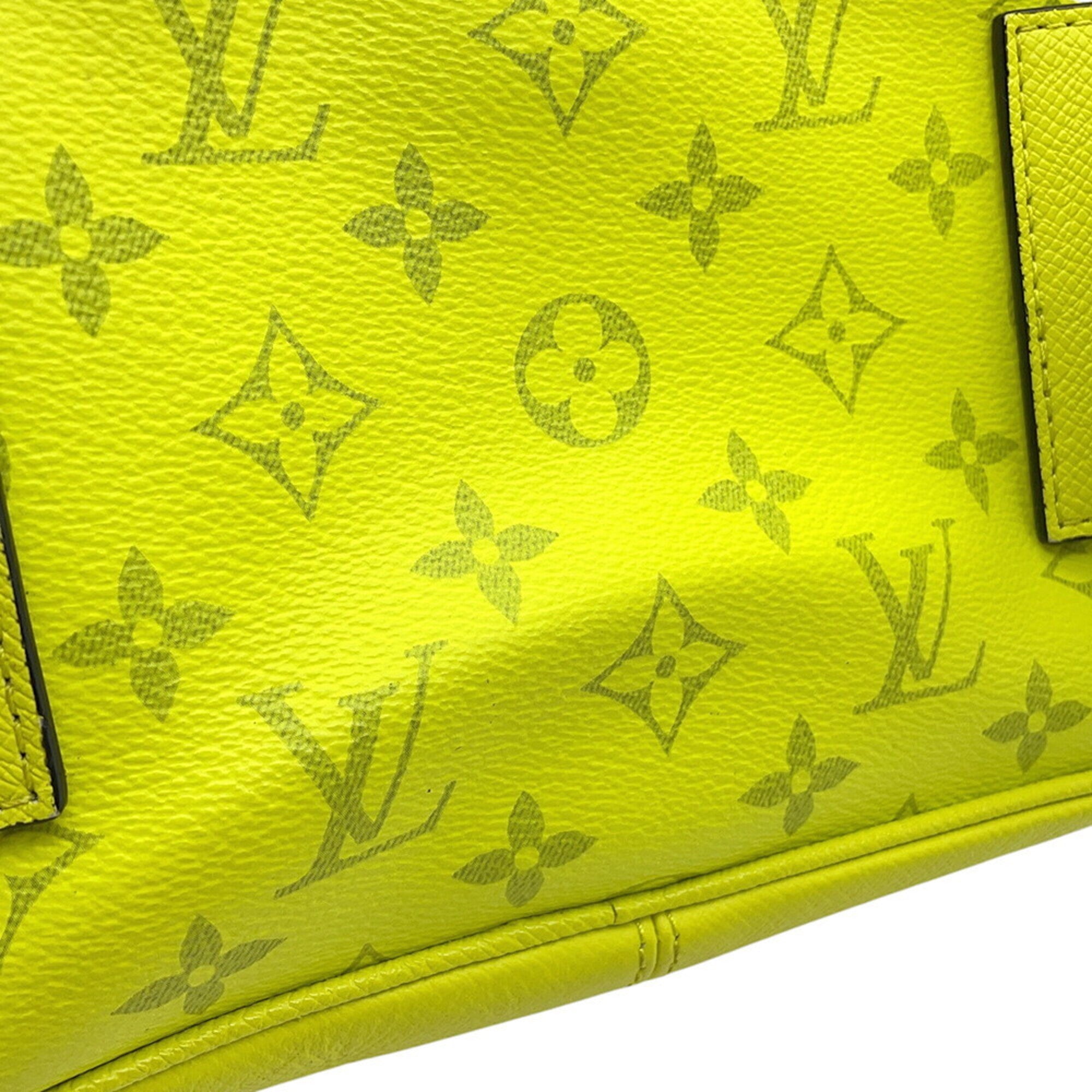 Louis Vuitton Jaune Taigarama Shoulder Bag Sling Bag (Pre-Owned)