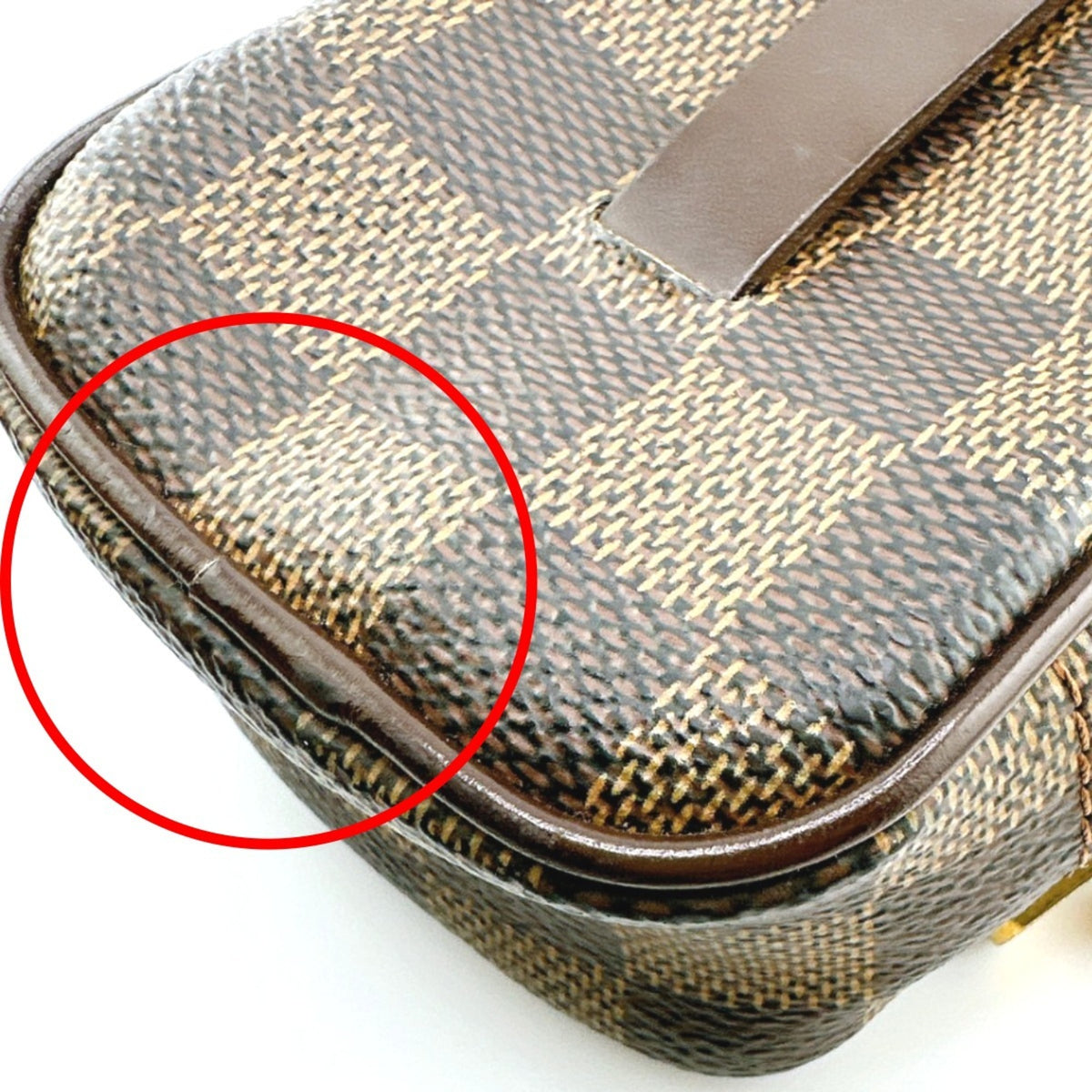 Louis Vuitton Brown Damier Canvas Pouch (Pre-Owned)