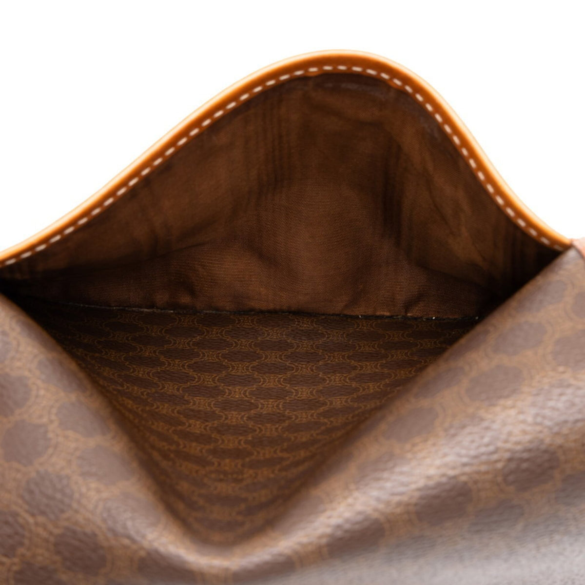 Celine Brown Pvc Leather Shoulder Bag (Pre-Owned)