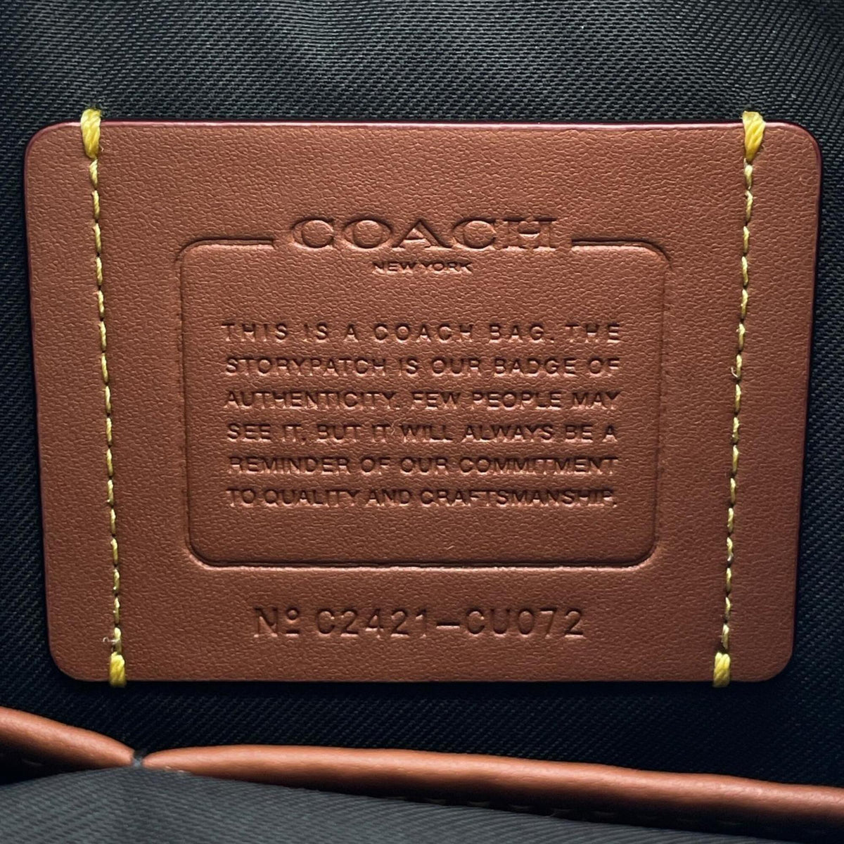 Coach Black Leather Backpack (Pre-Owned)