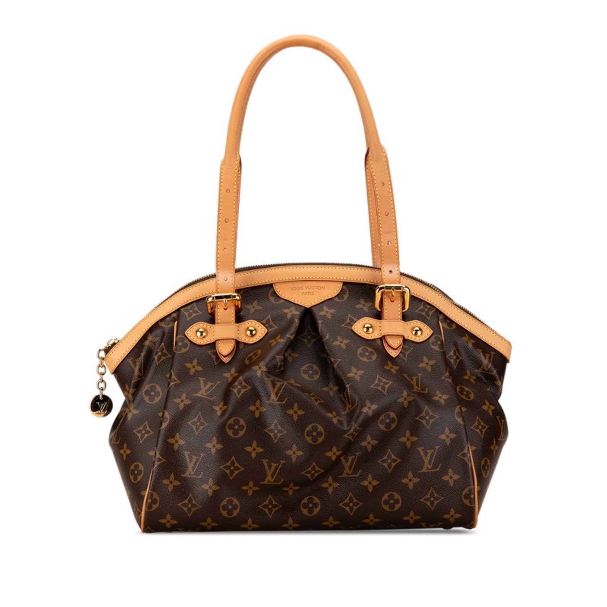 Louis Vuitton Brown Pvc Leather Handbag (Pre-Owned)