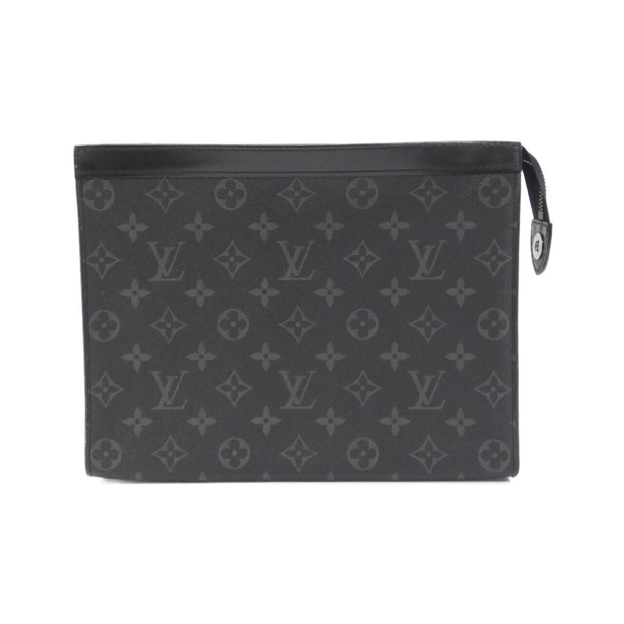 Louis Vuitton Monogram Eclipse Black Monogram Eclipse Monogram Eclipse Clutch Bag Handbag Pochette (Pre-Owned)