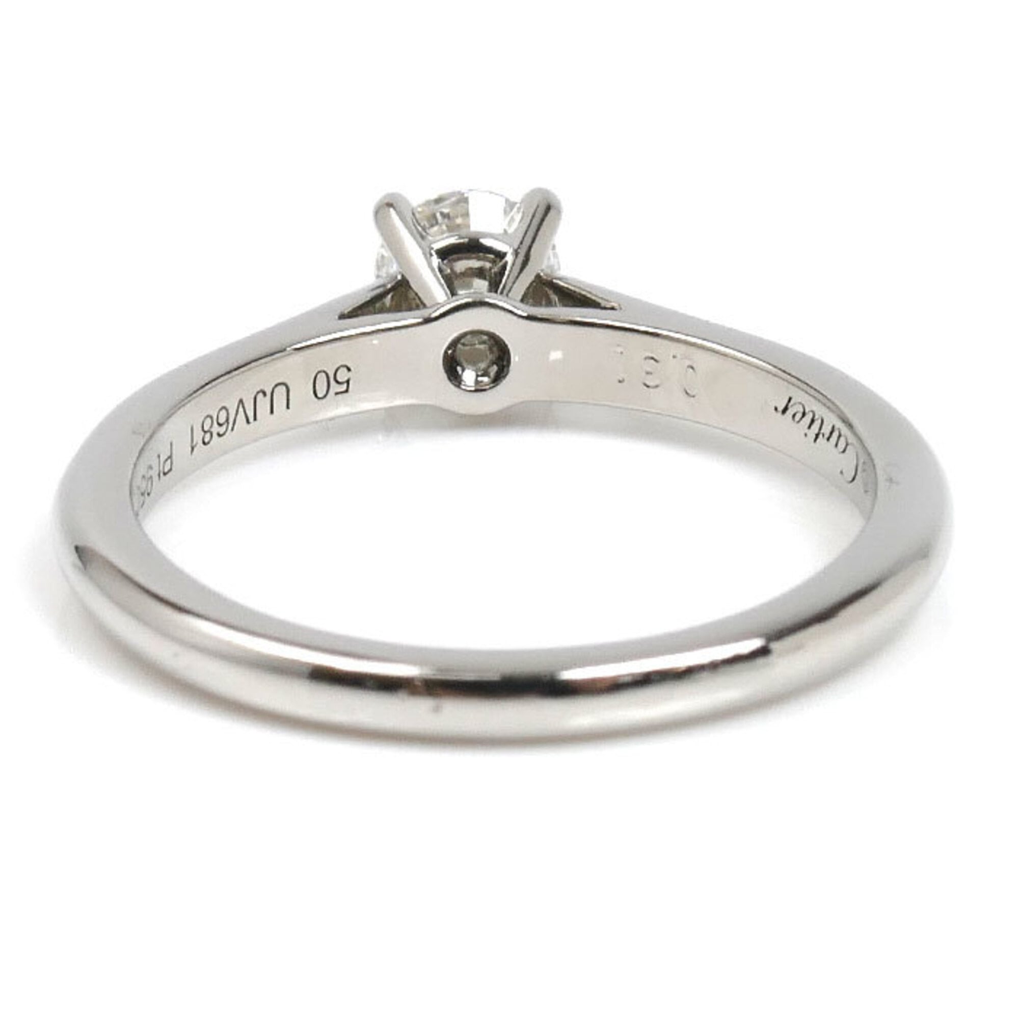 Cartier Platinum 950 Band Ring (Pre-Owned)