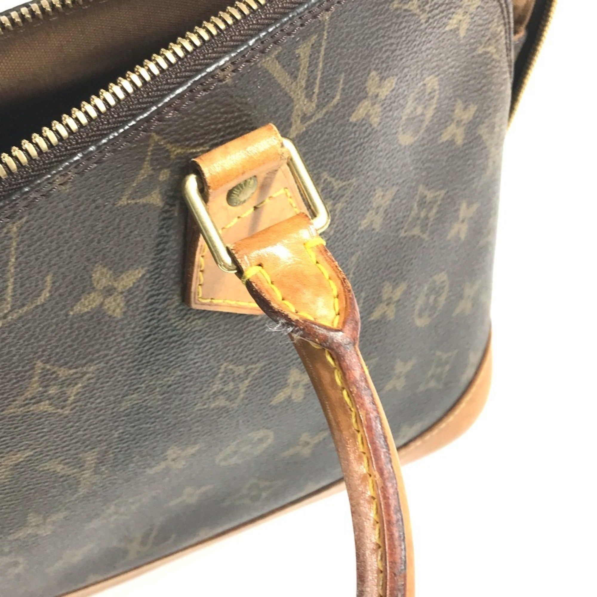 Louis Vuitton Brown Galle Monogram Handbag Tote Bag (Pre-Owned)