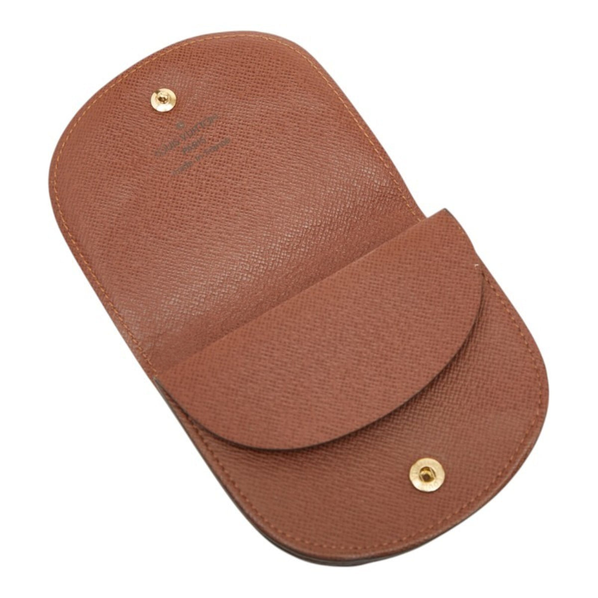 Louis Vuitton Brown Pvc Leather Coin Purse/Coin Case (Pre-Owned)