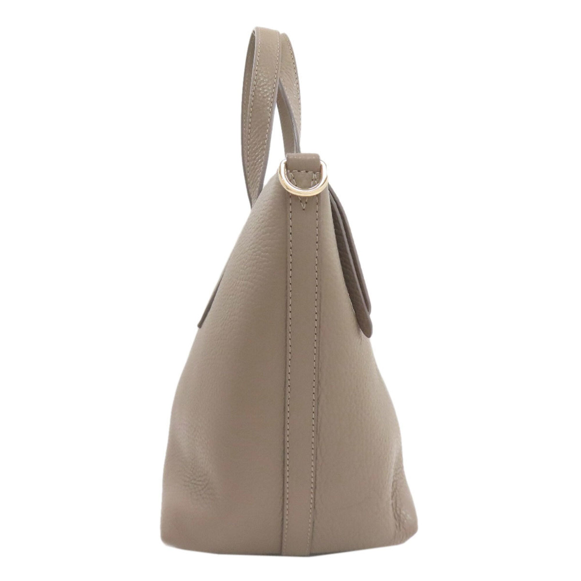 Jimmy Choo Grayish Leather Handbag (Pre-Owned)