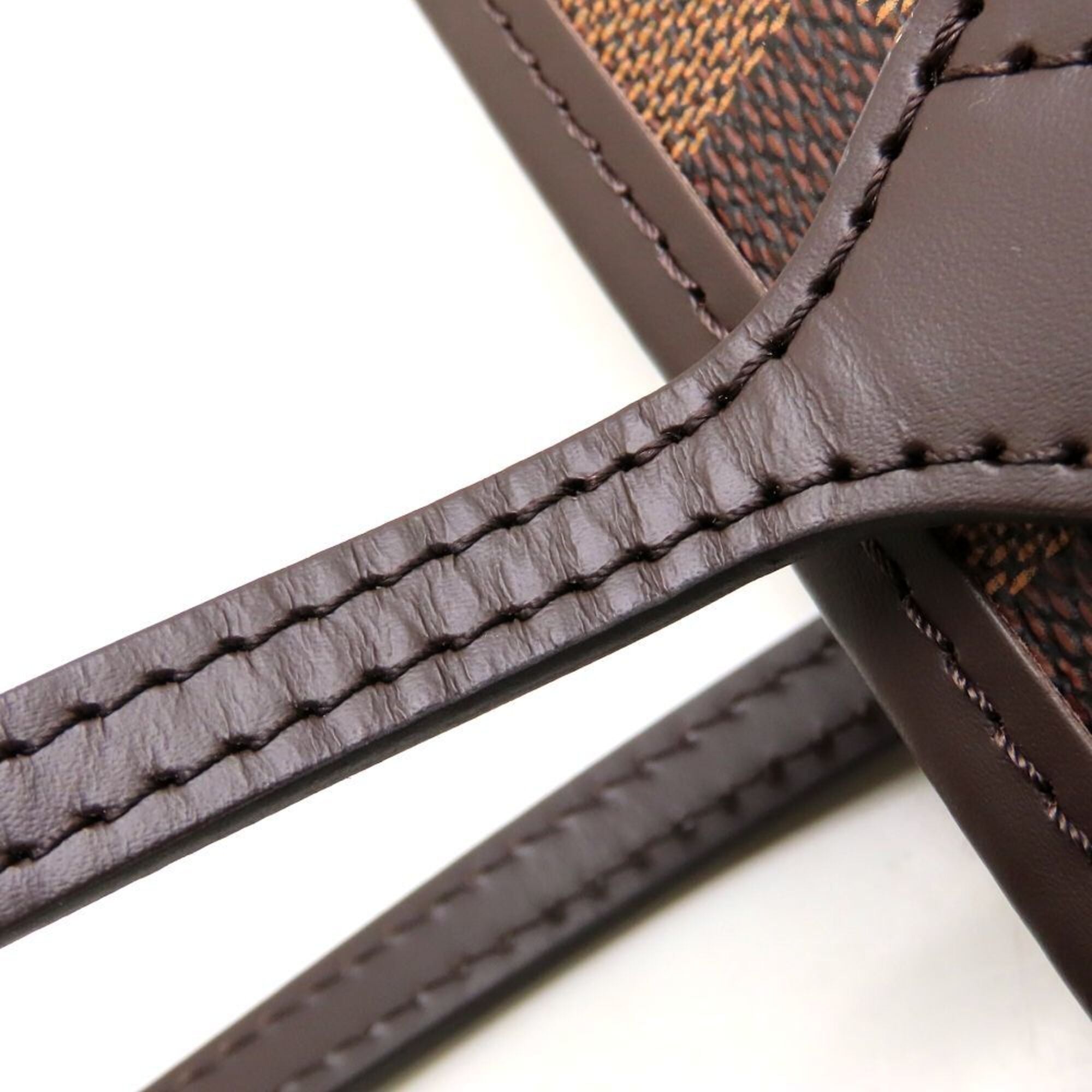 Louis Vuitton Ebene Damier Canvas Pouch Tote Bag (Pre-Owned)