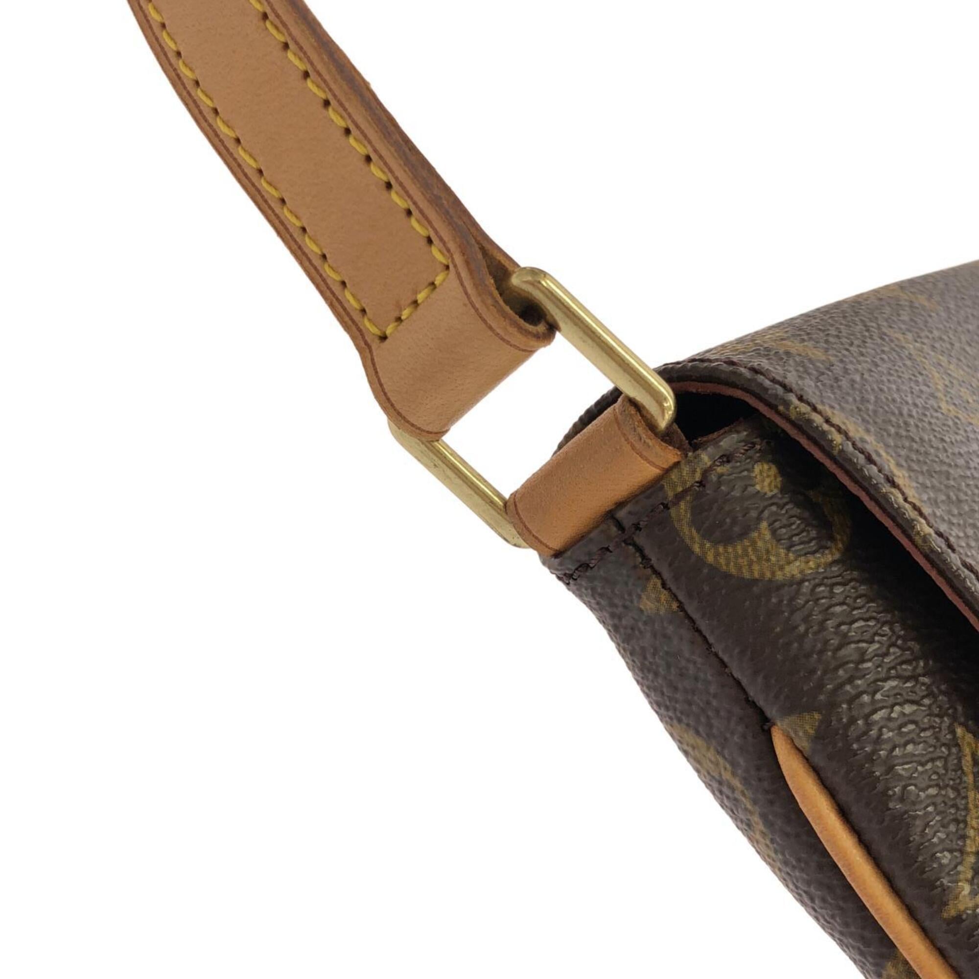 Louis Vuitton Brown Coated Canvas Shoulder Bag (Pre-Owned)