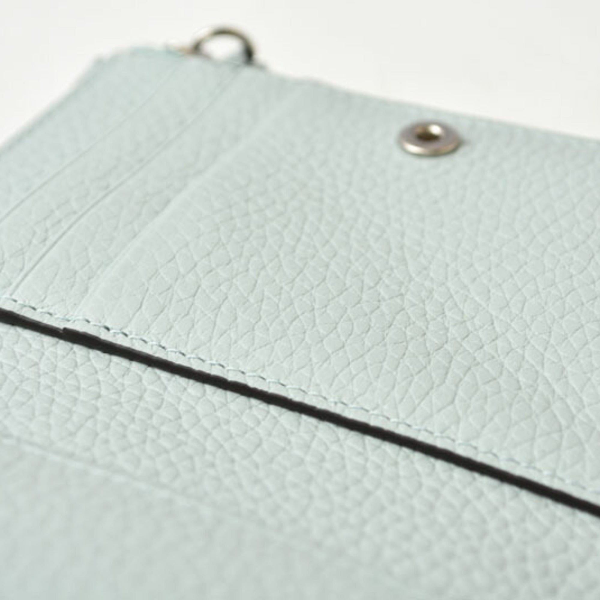 Jimmy Choo Blue Leather Wallet (Bi-Fold) (Pre-Owned)