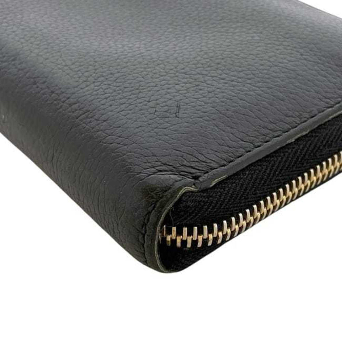 Prada Black Leather Long Wallet (Bi-Fold) (Pre-Owned)