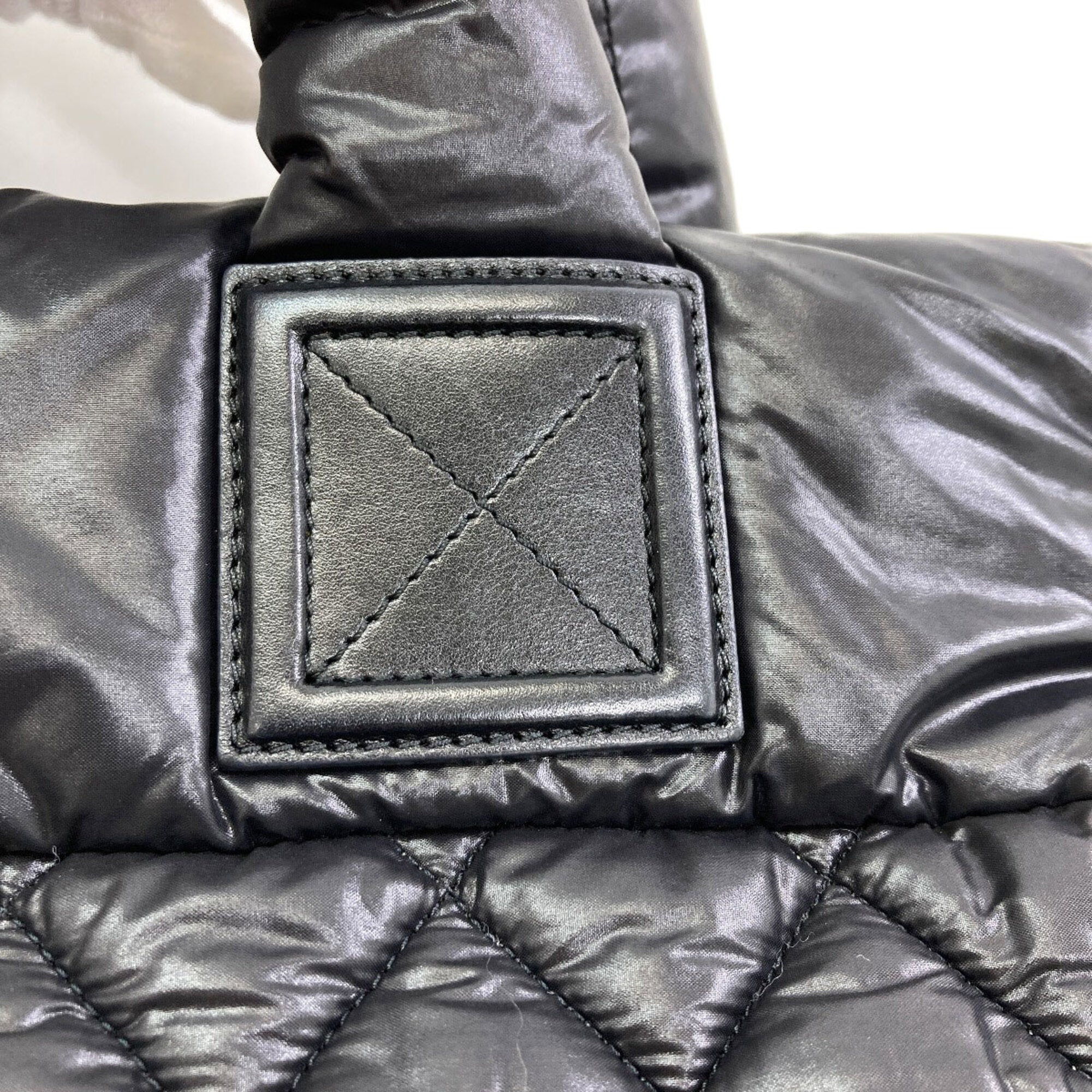 Chanel Black Nylon Handbag (Pre-Owned)