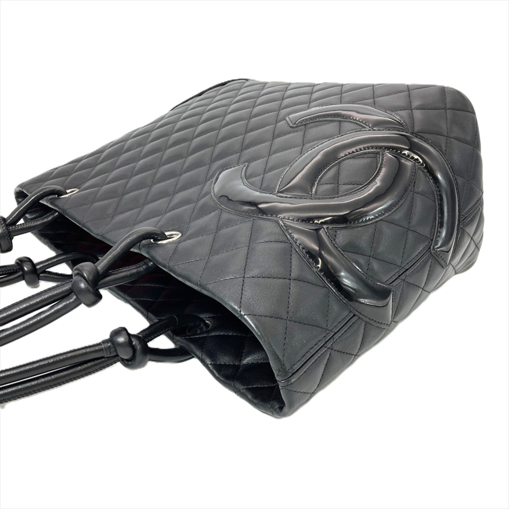 Chanel Black Leather Tote Bag (Pre-Owned)
