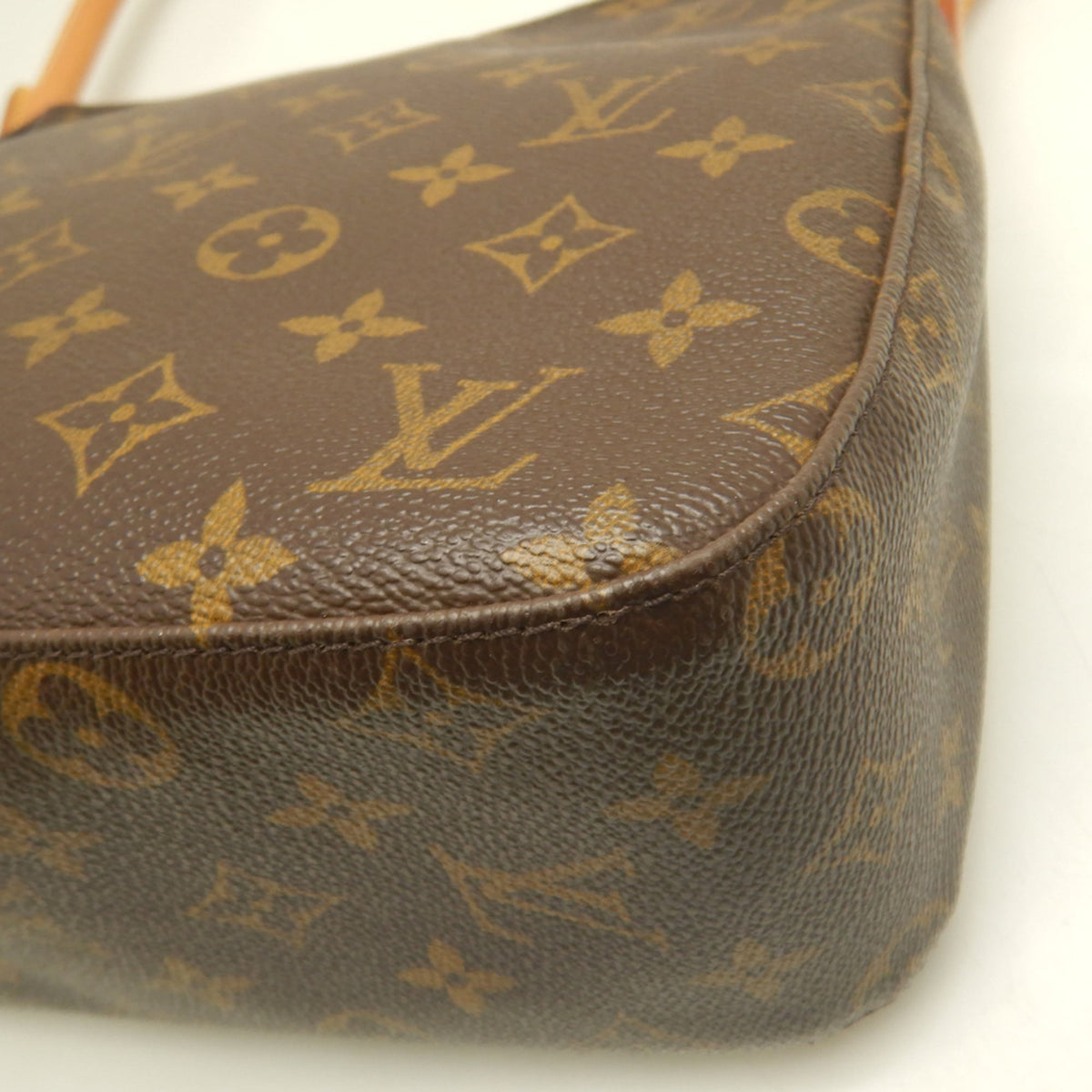 Louis Vuitton Brown Monogram Canvas Shoulder Bag Tote Bag (Pre-Owned)