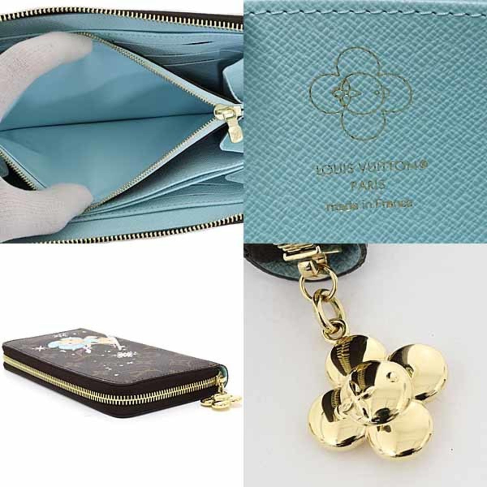Louis Vuitton Brown Monogram Monogram Leather Long Wallet (Bi-Fold) (Pre-Owned)