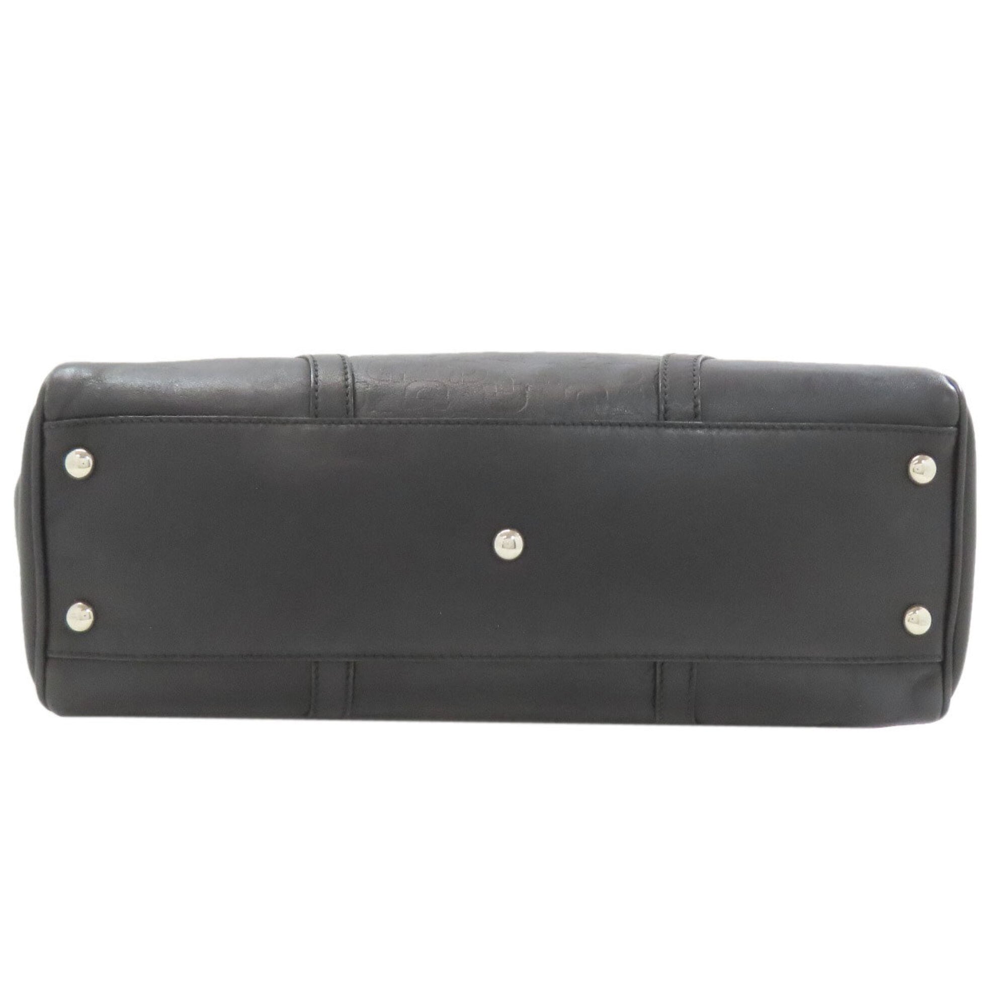 Gucci Horsebit Black Leather Tote Bag (Pre-Owned)