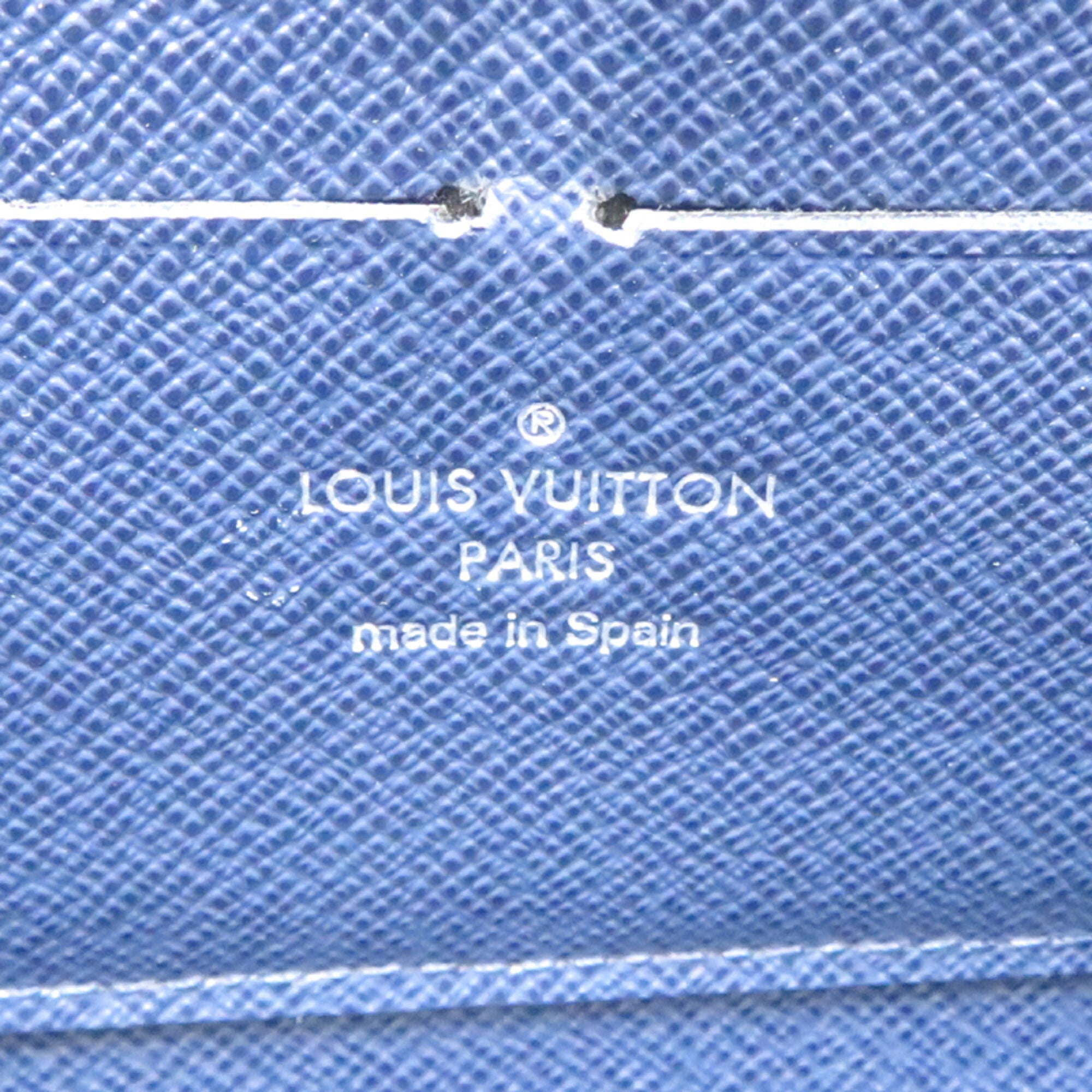 Louis Vuitton Navy Epi Leather Long Wallet (Bi-Fold) (Pre-Owned)