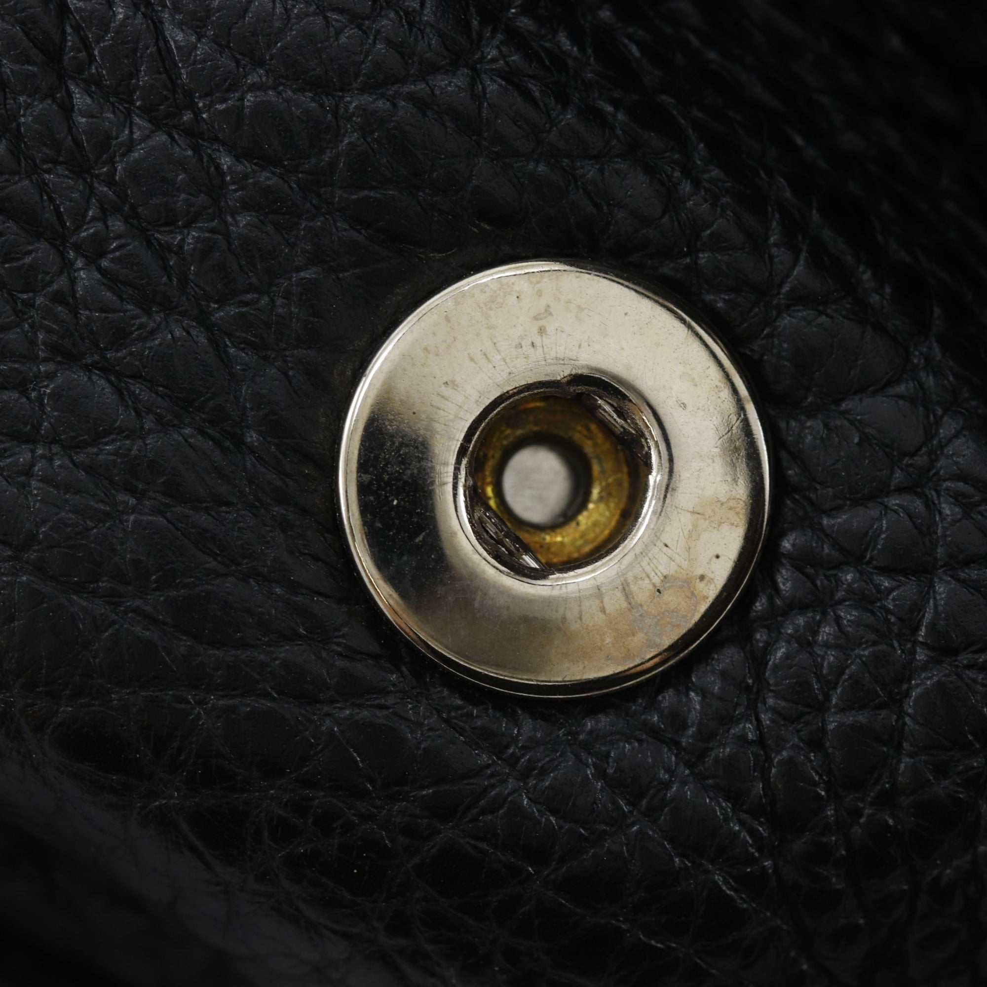 Salvatore Ferragamo Black Leather Tote Bag (Pre-Owned)