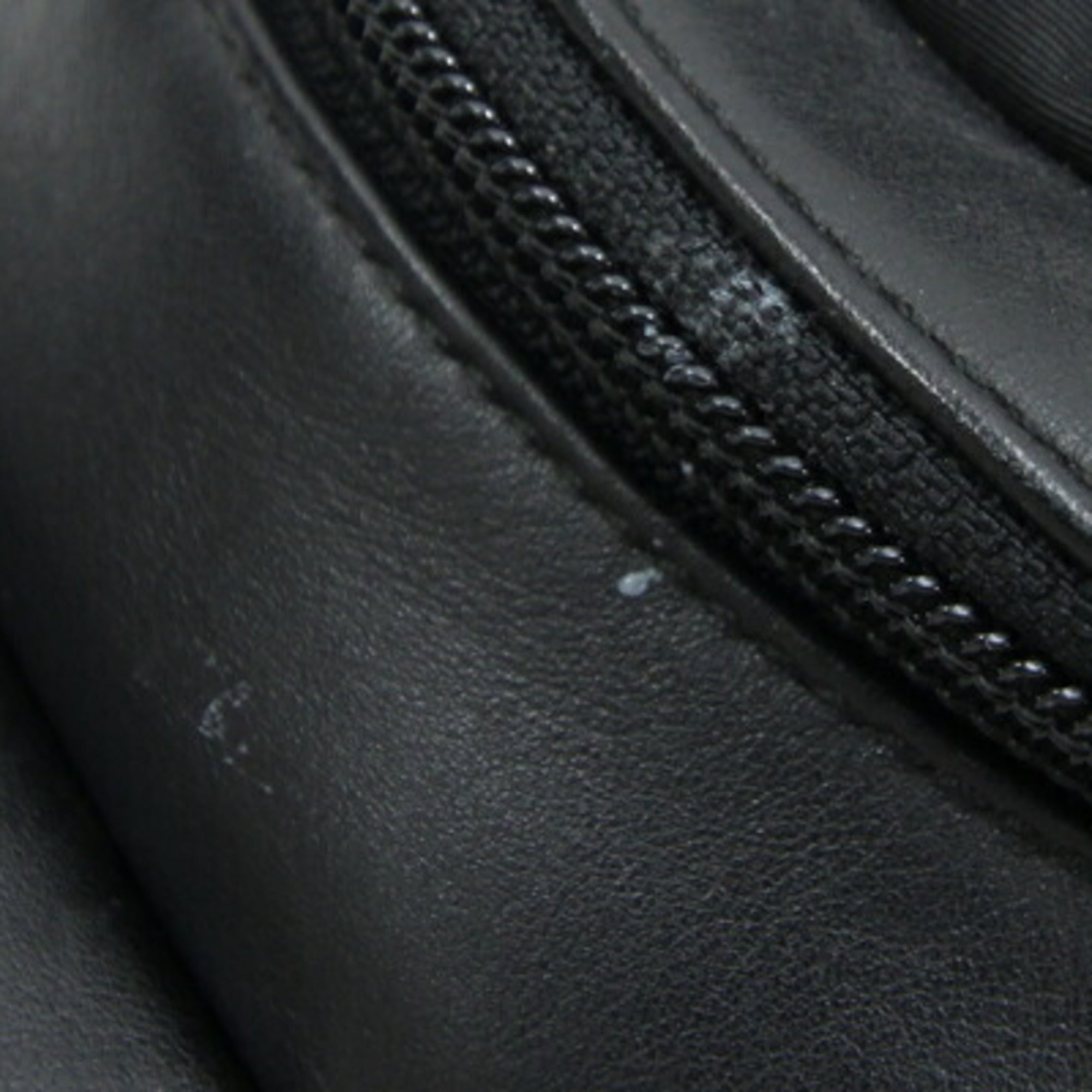 Coach Black Brown Leather Nylon Sling Bag (Pre-Owned)