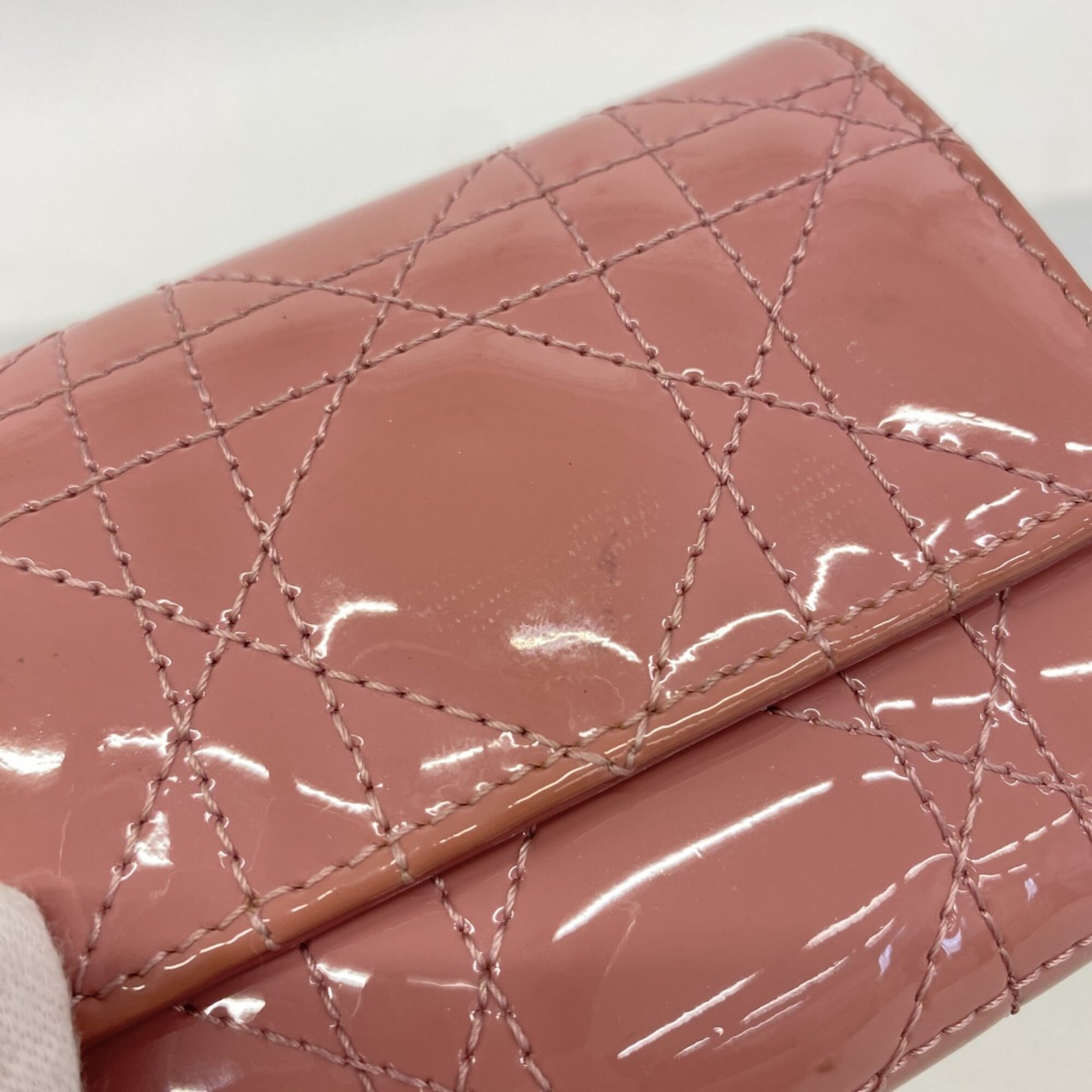 Christian Dior Pink Wallet (Tri-Fold) (Pre-Owned)