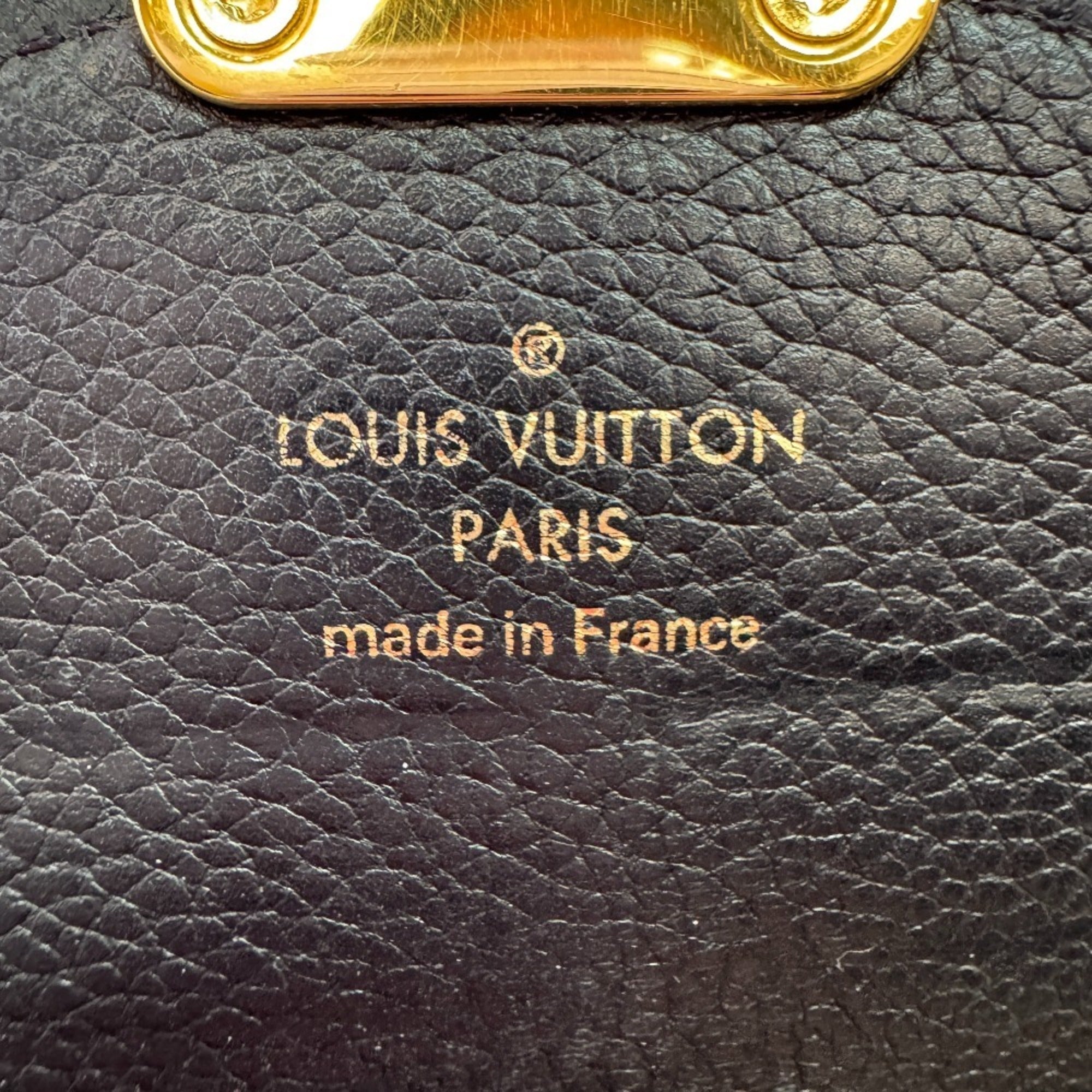 Louis Vuitton Black Brown Monogram Monogram Leather (Pre-Owned)