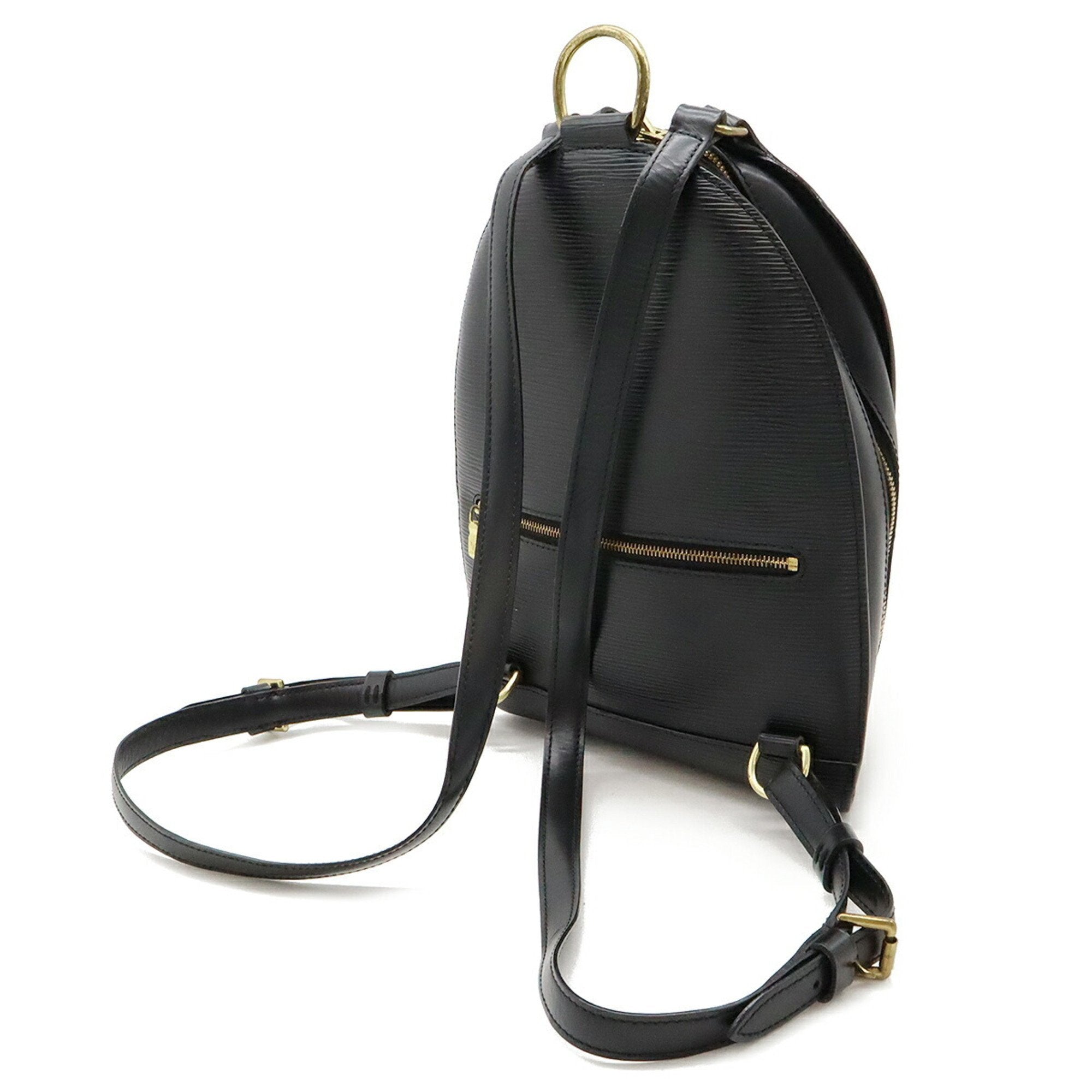 Louis Vuitton Noir Epi Leather Backpack Shoulder Bag (Pre-Owned)