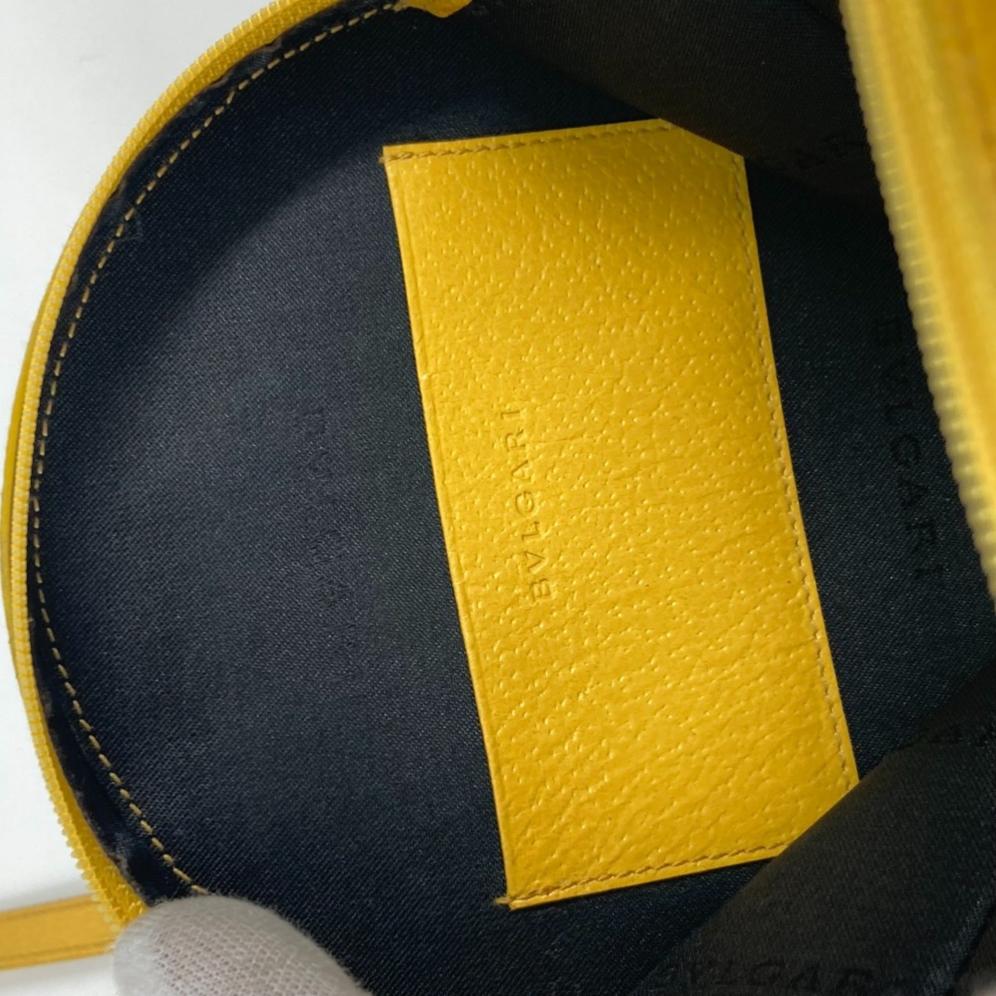 Bvlgari Yellow Leather Shoulder Bag (Pre-Owned)