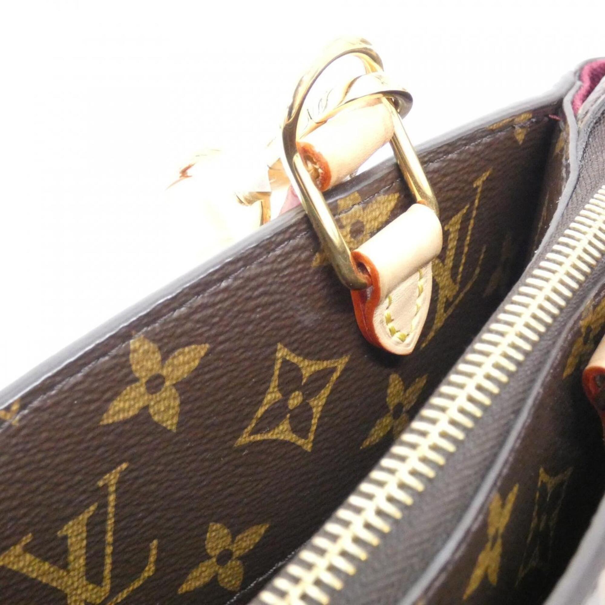 Louis Vuitton Brown Coated Canvas Handbag (Pre-Owned)