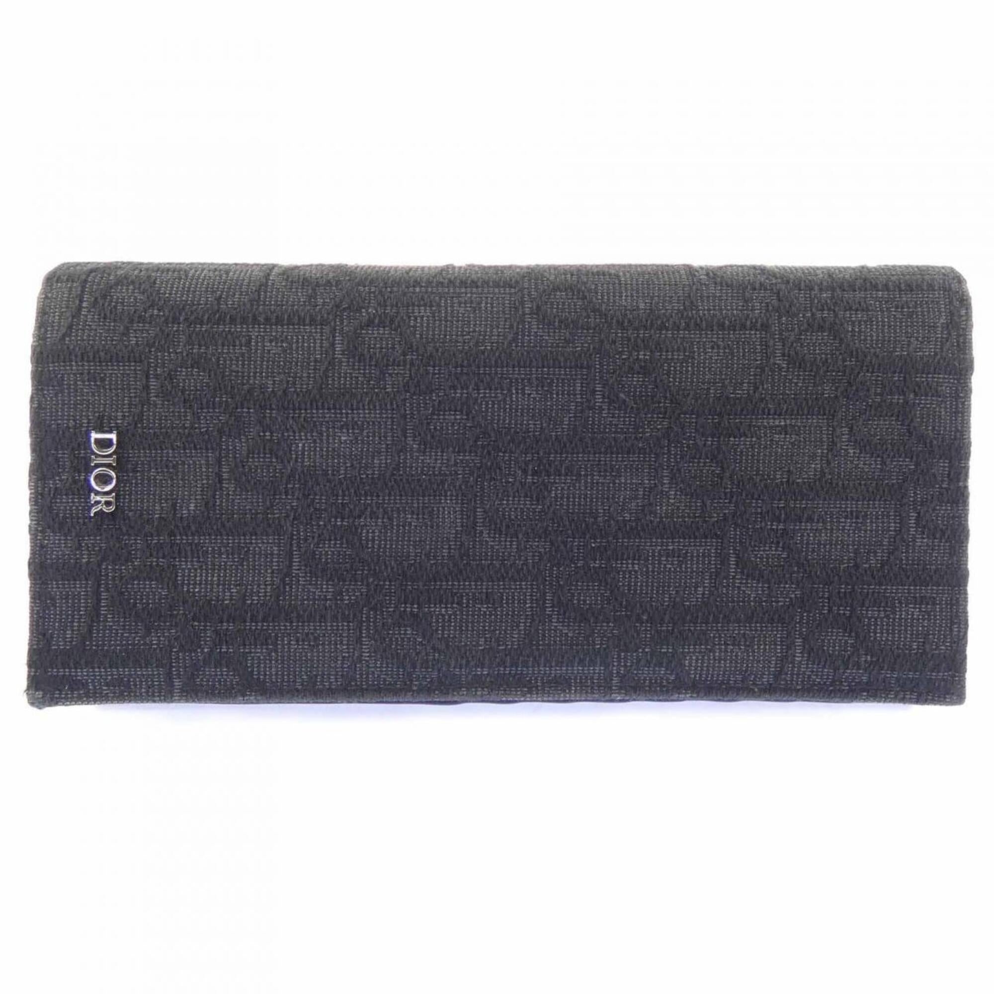 Christian Dior Black Long Wallet (Bi-Fold) (Pre-Owned)
