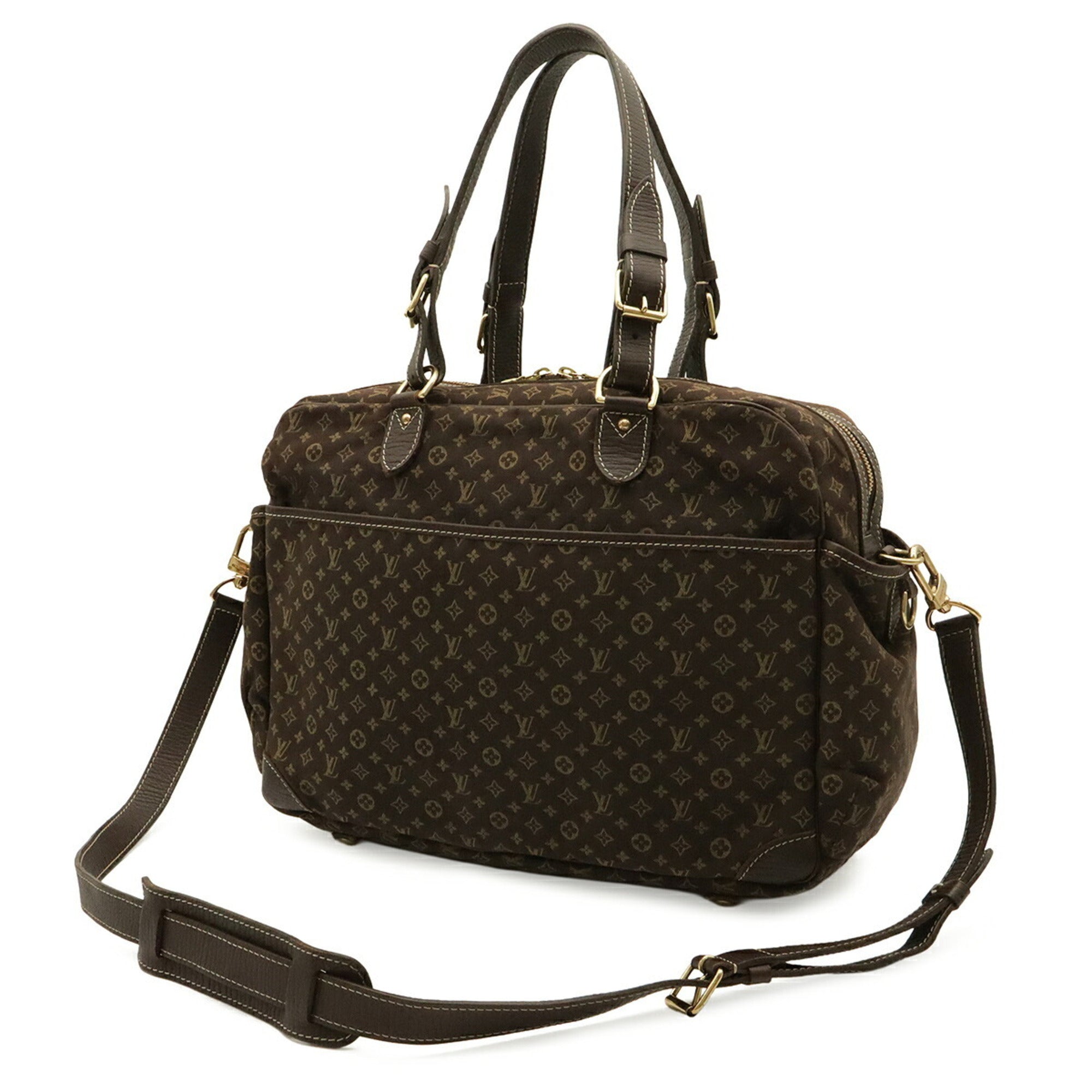 Louis Vuitton Ebene Canvas Leather Shoulder Bag Tote Bag (Pre-Owned)