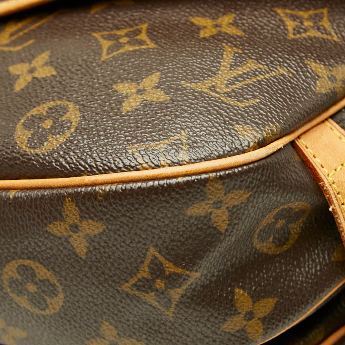 Louis Vuitton Brown Pvc Leather Shoulder Bag (Pre-Owned)