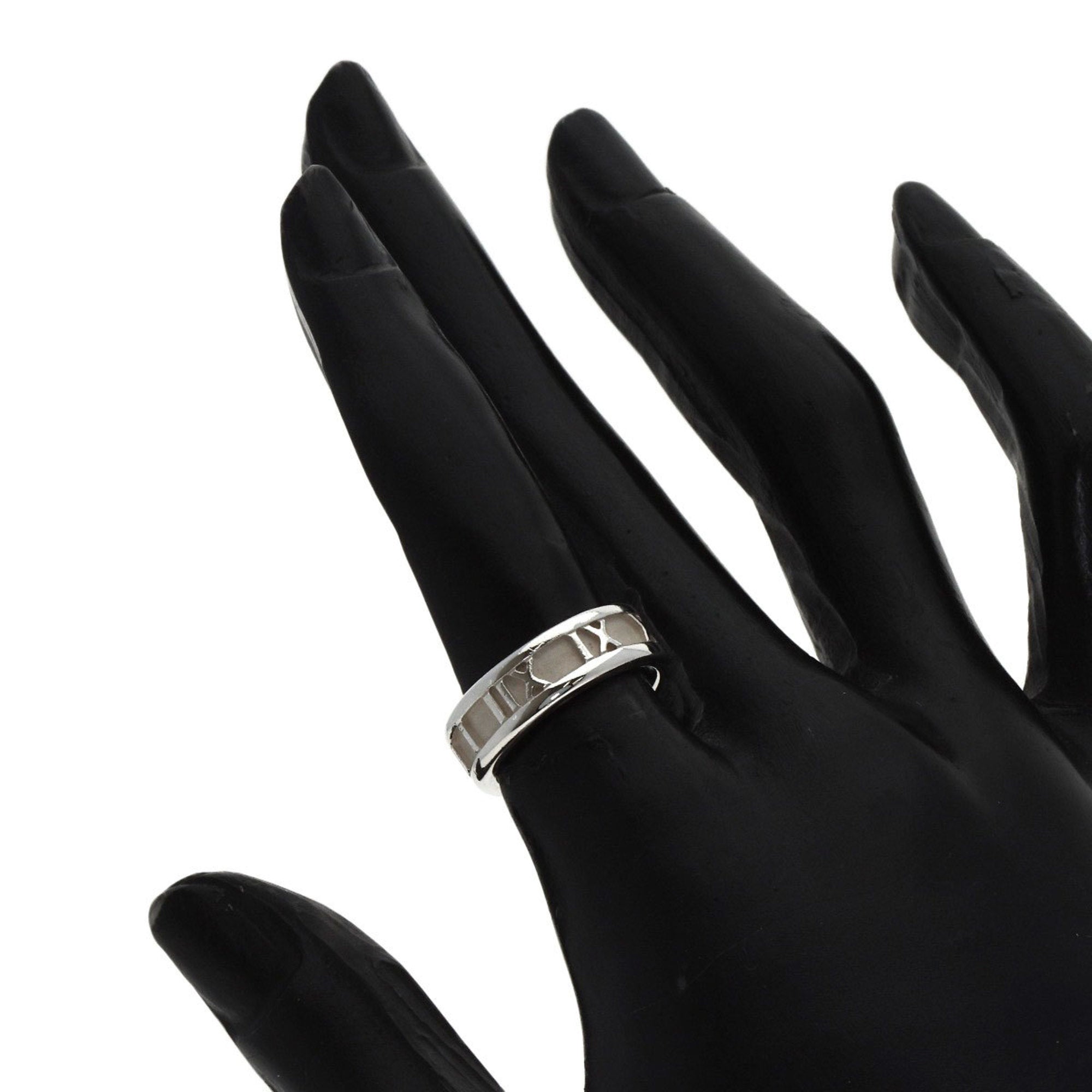 Tiffany Silver Silver Band Ring (Pre-Owned)