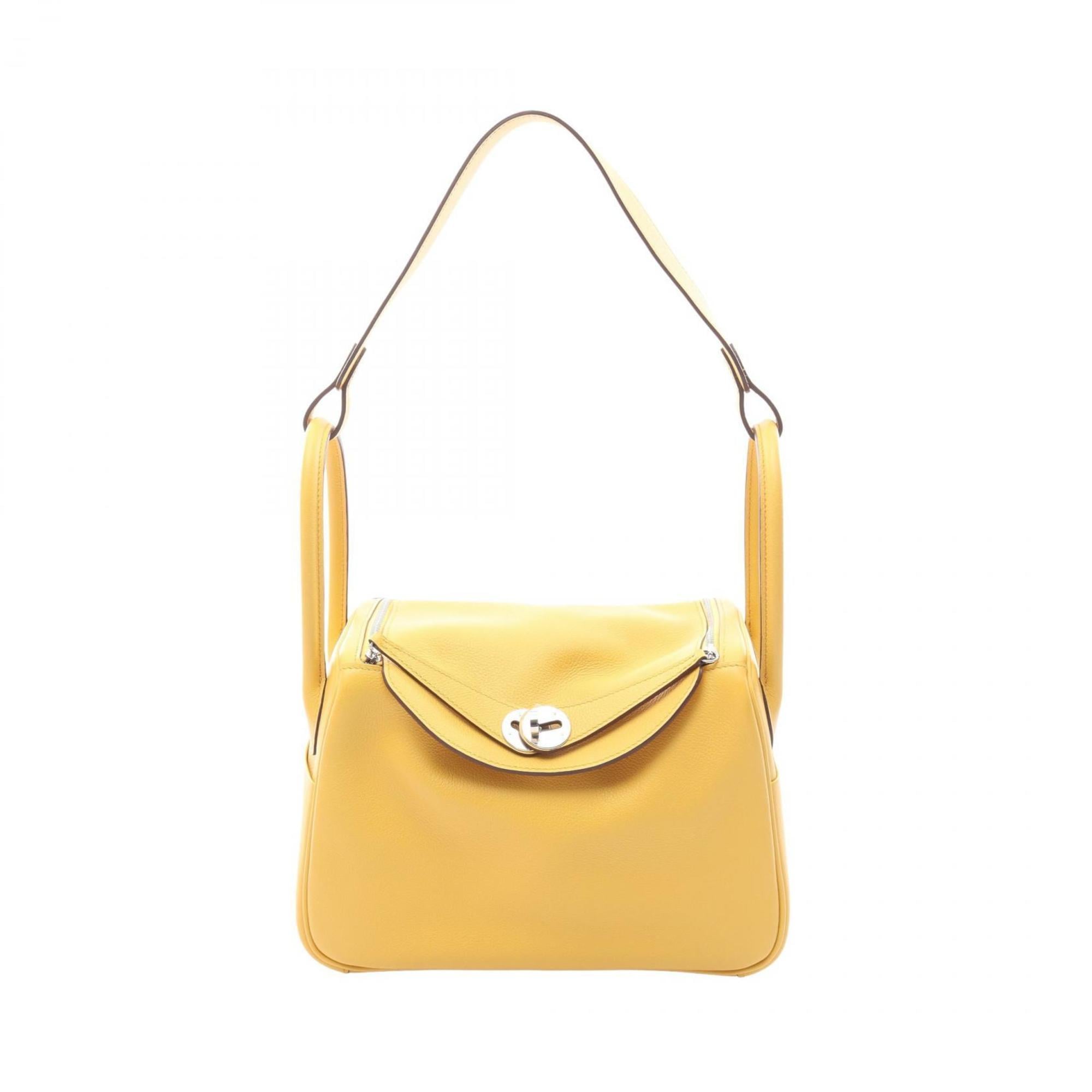 Hermes Yellow Leather Shoulder Bag (Pre-Owned)