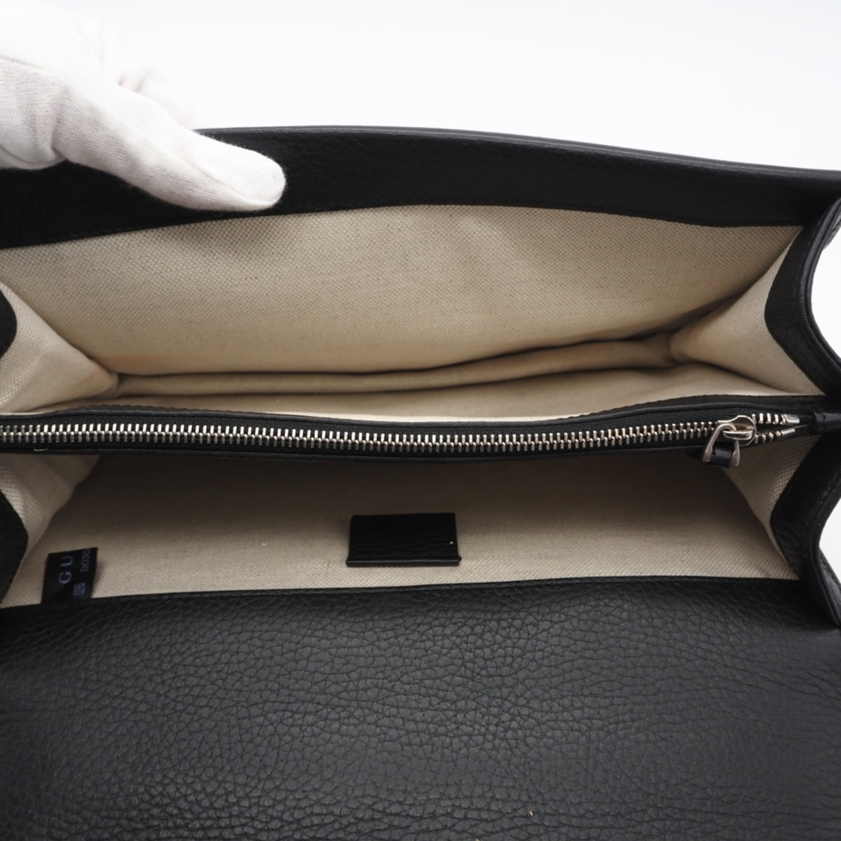 Gucci Black Leather Shoulder Bag (Pre-Owned)