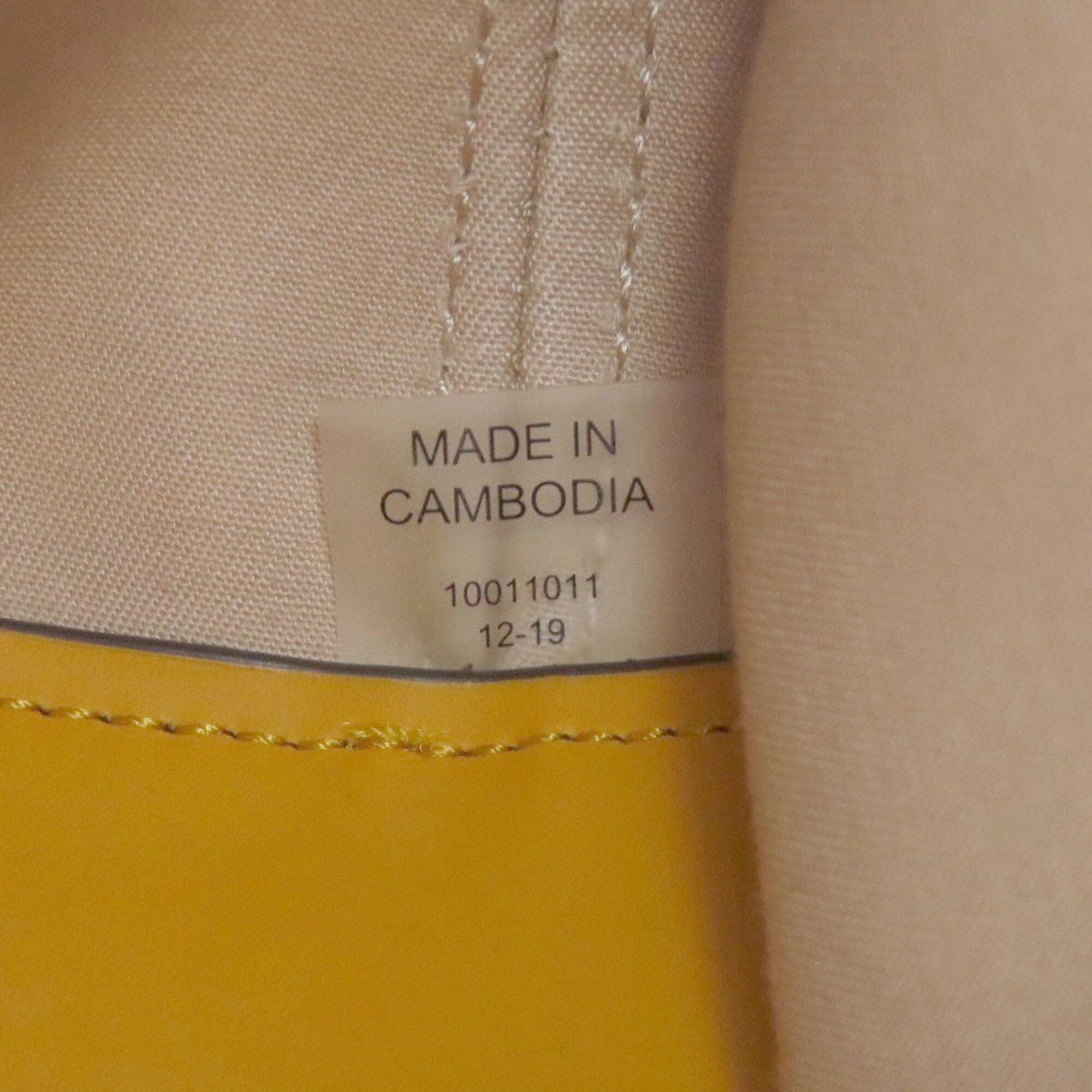 Tory Burch Yellow Pvc Tote Bag (Pre-Owned)