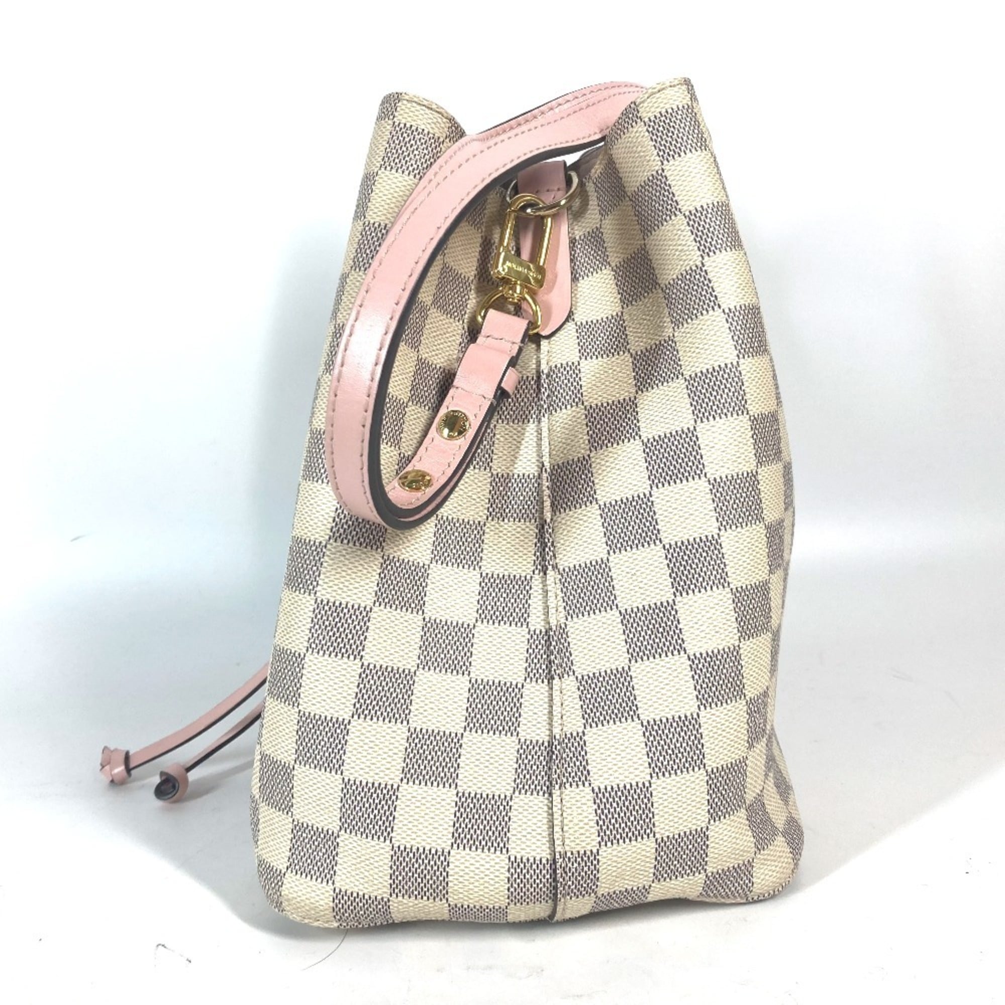 Louis Vuitton Damier Azur Pink White Damier Azur Shoulder Bag (Pre-Owned)