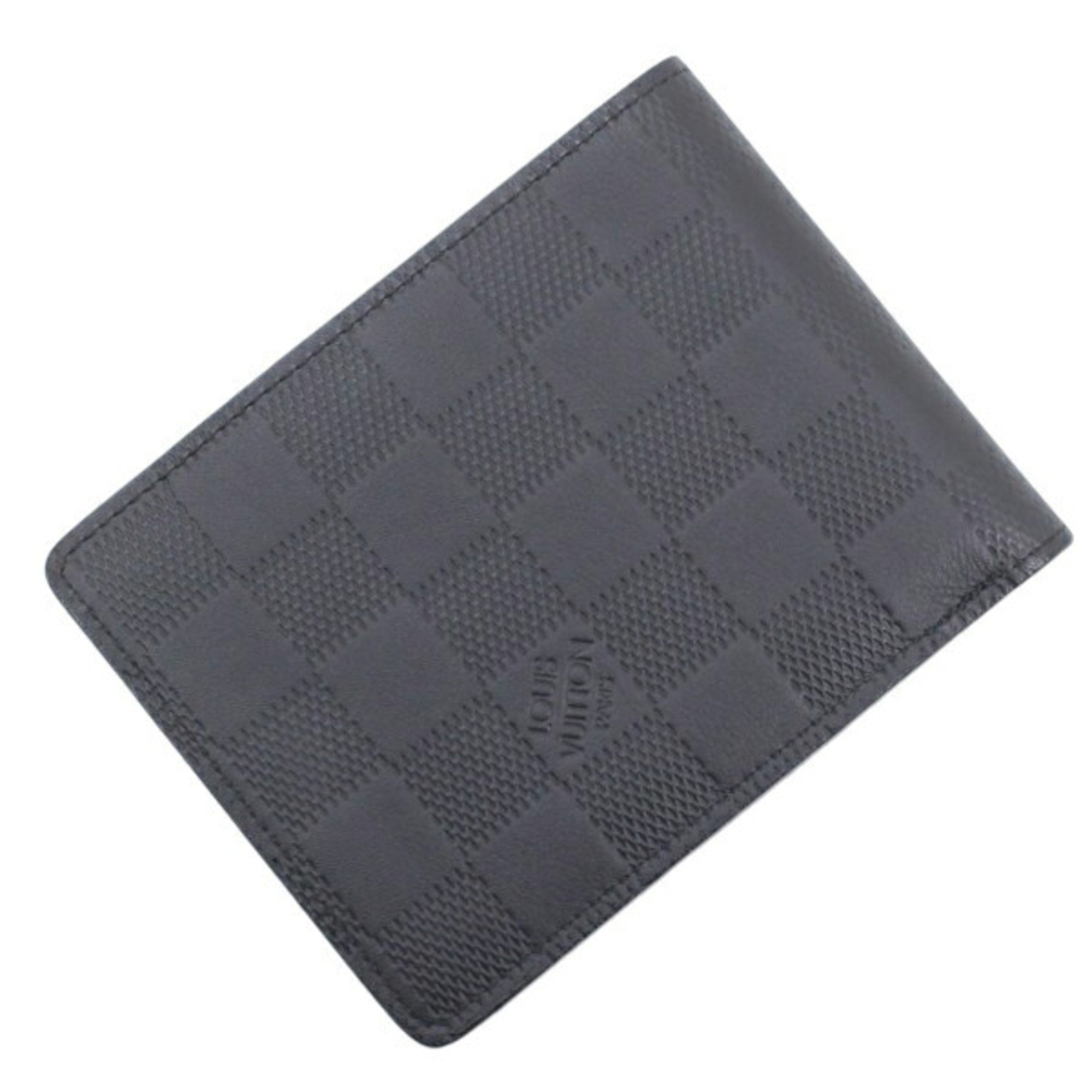 Louis Vuitton Black Infini Damier Infini Wallet (Bi-Fold) (Pre-Owned)