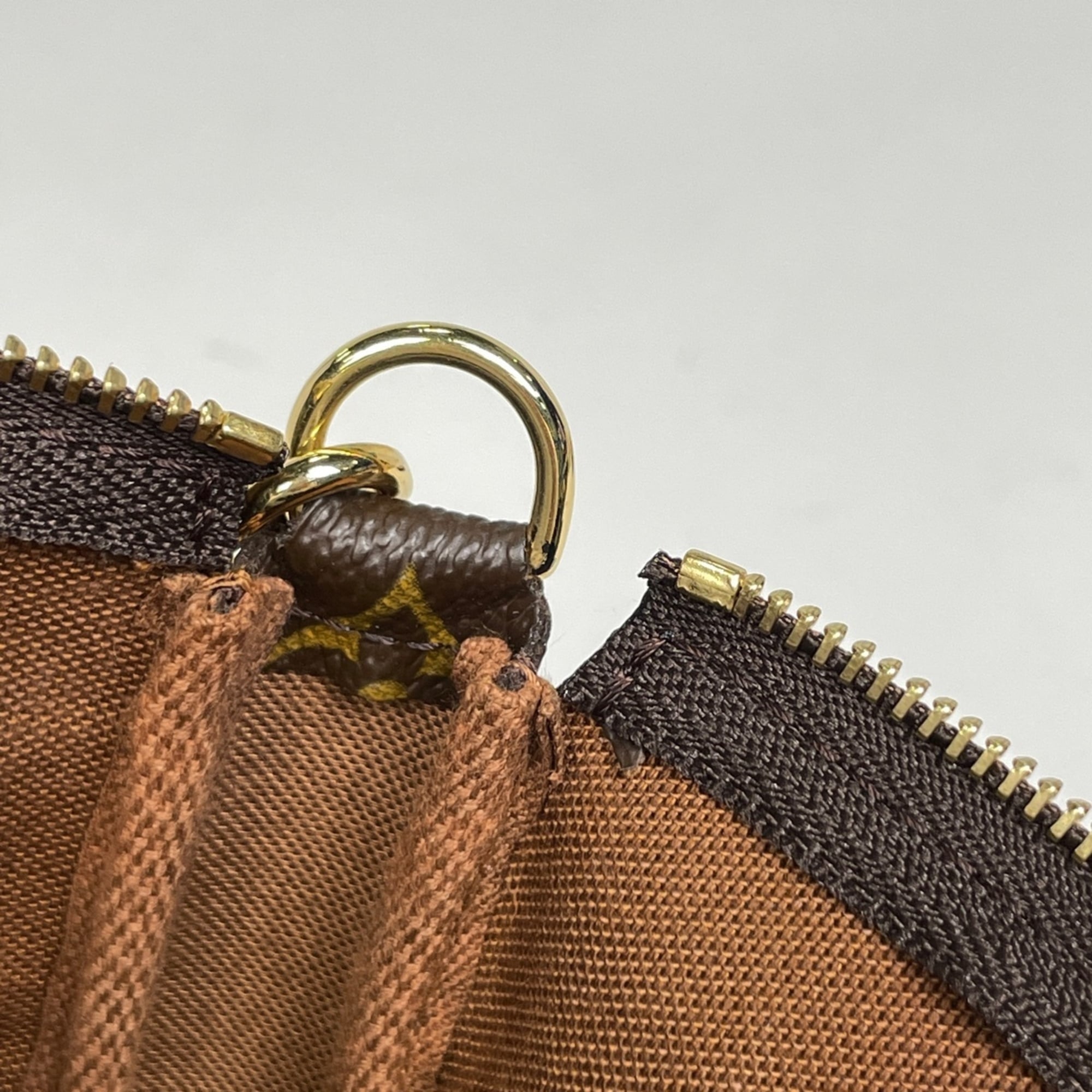 Louis Vuitton Brown Monogram Pochette Pouch (Pre-Owned)