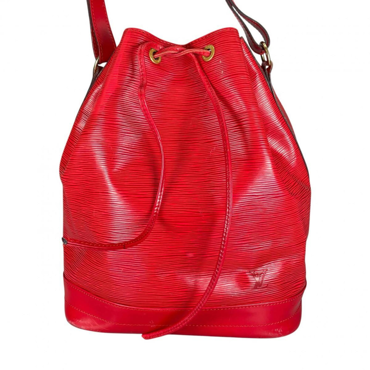 Louis Vuitton Castilian Red Epi Leather Shoulder Bag (Pre-Owned)